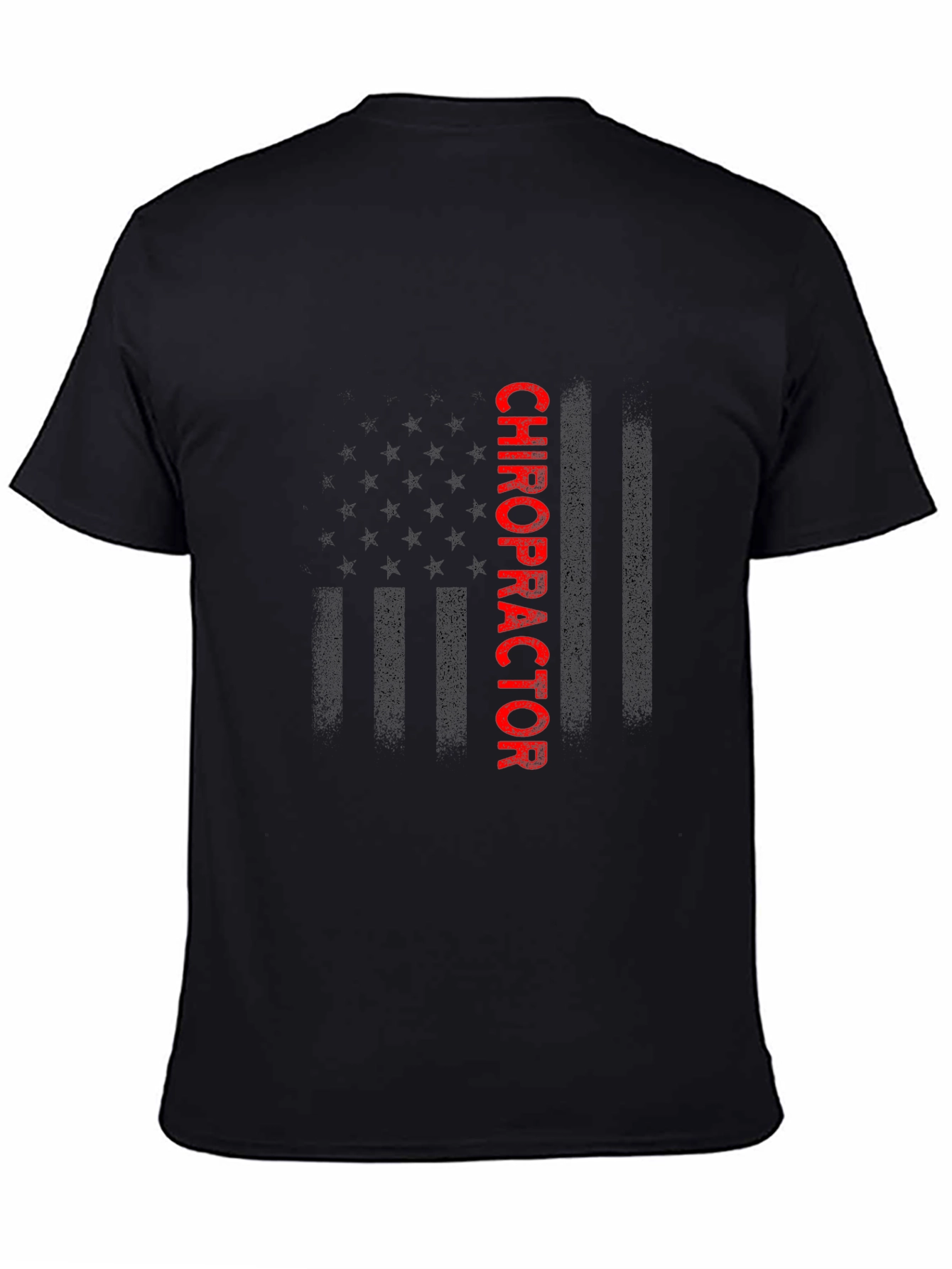 Chiropractor American Flag T-Shirt