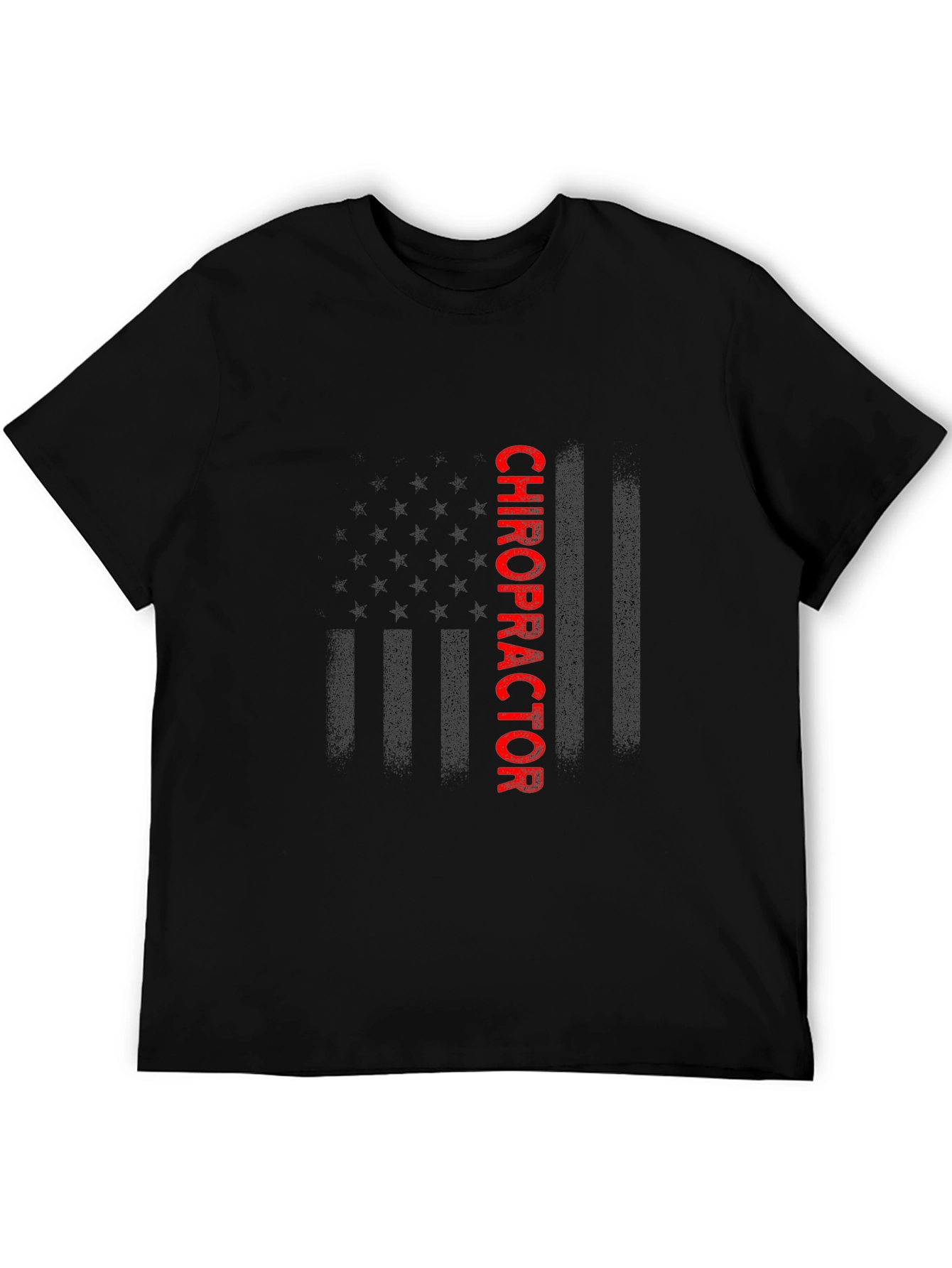 Chiropractor American Flag T-Shirt