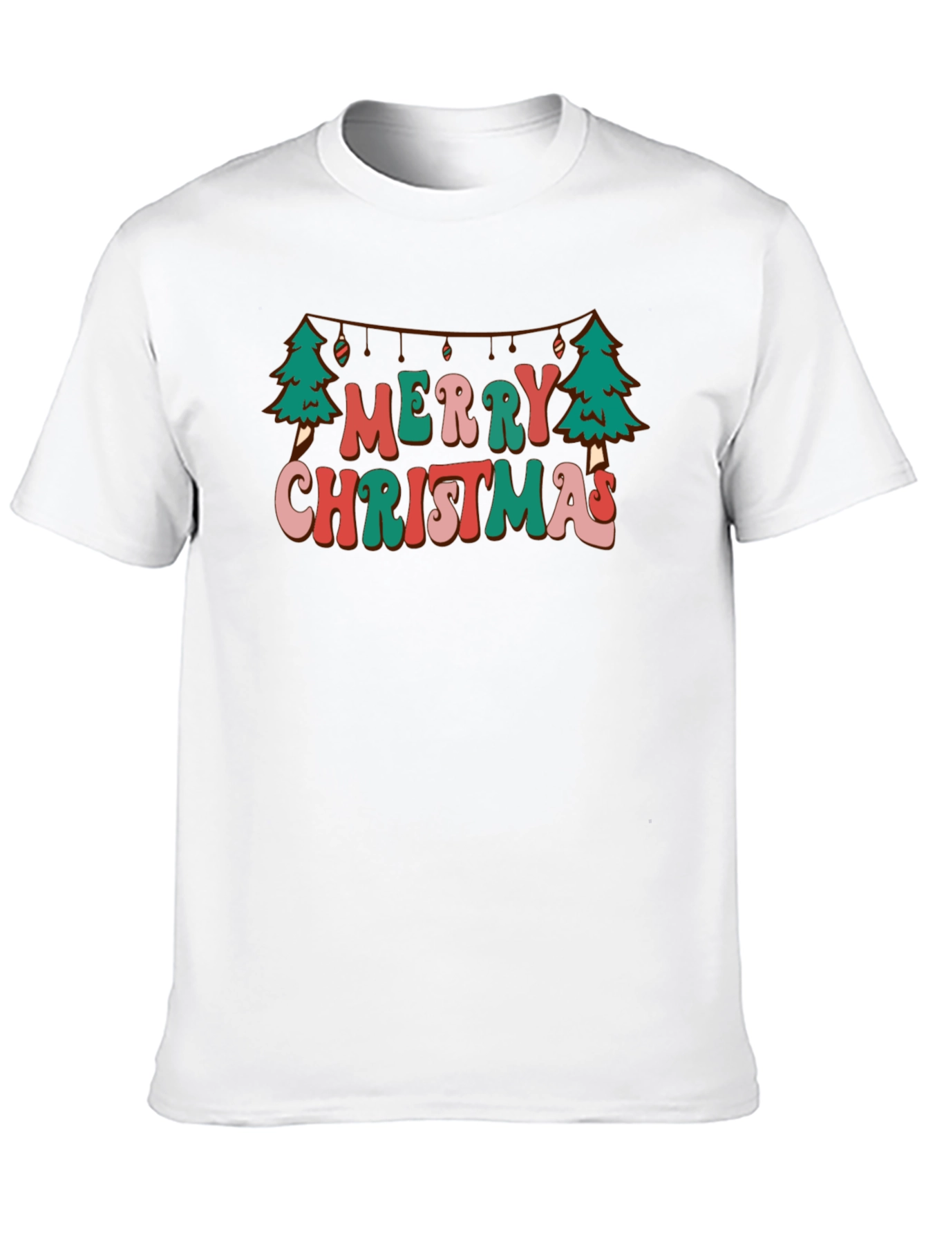 Retro Merry Christmas Graphic Tee