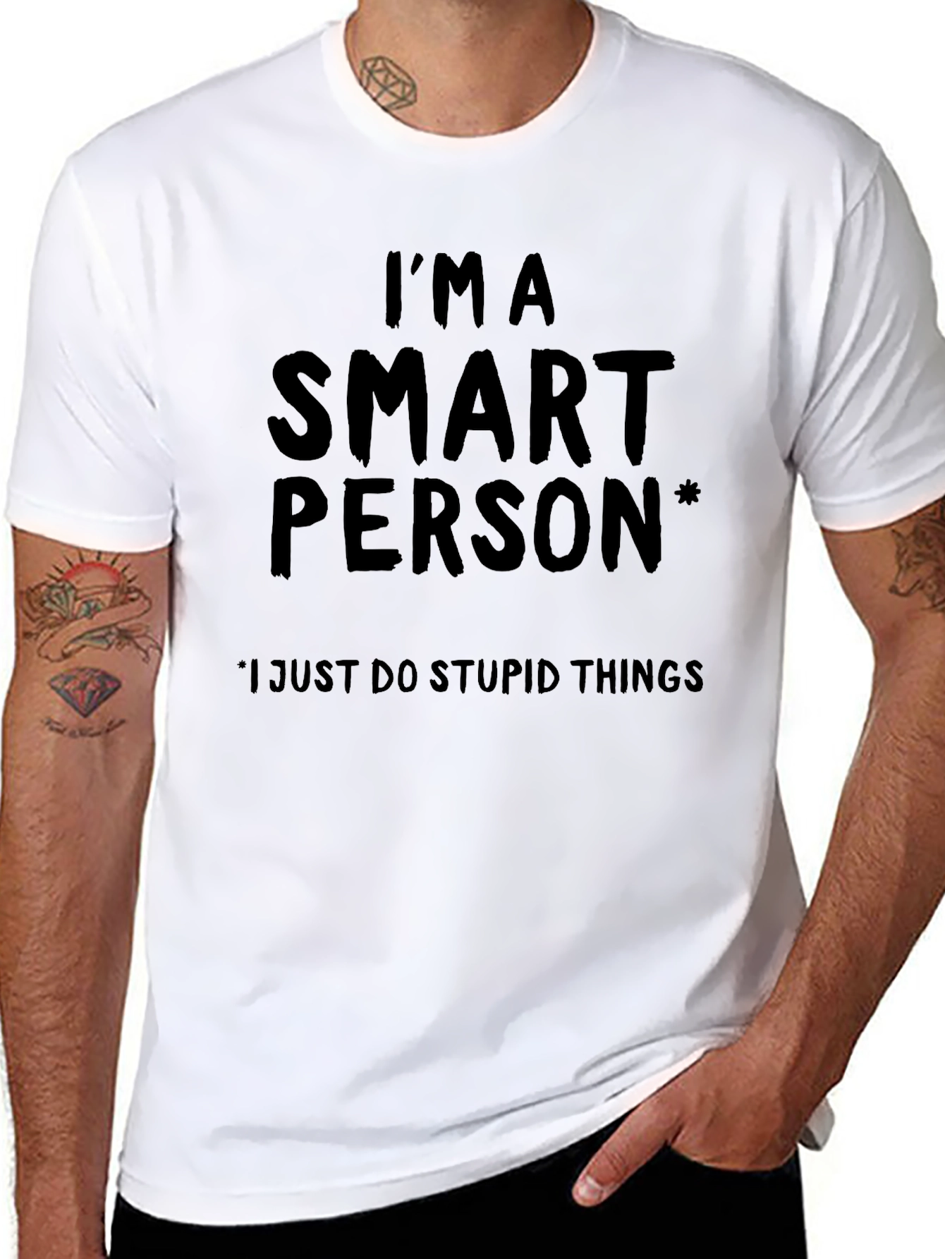 Im A Smart Person Funny Graphic T-Shirt