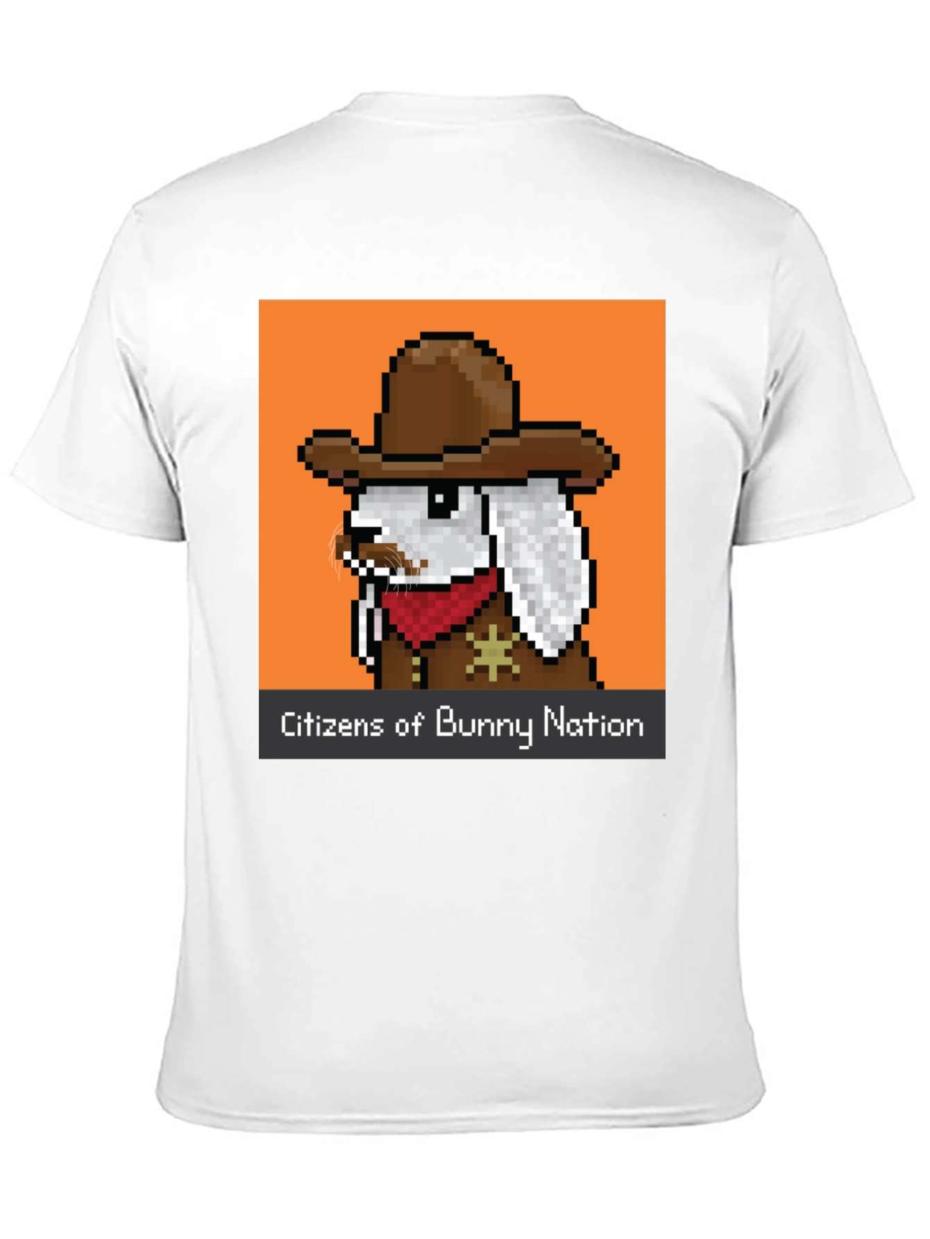 Pixel Cowboy Bunny T-Shirt - Citizens of Bunny Nation