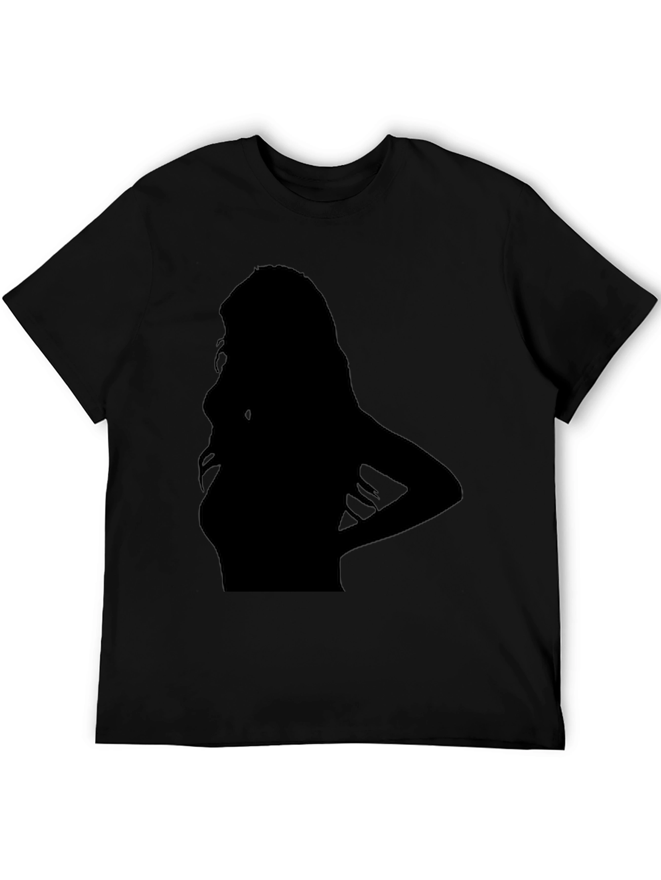 Silhouette Graphic Black T-Shirt