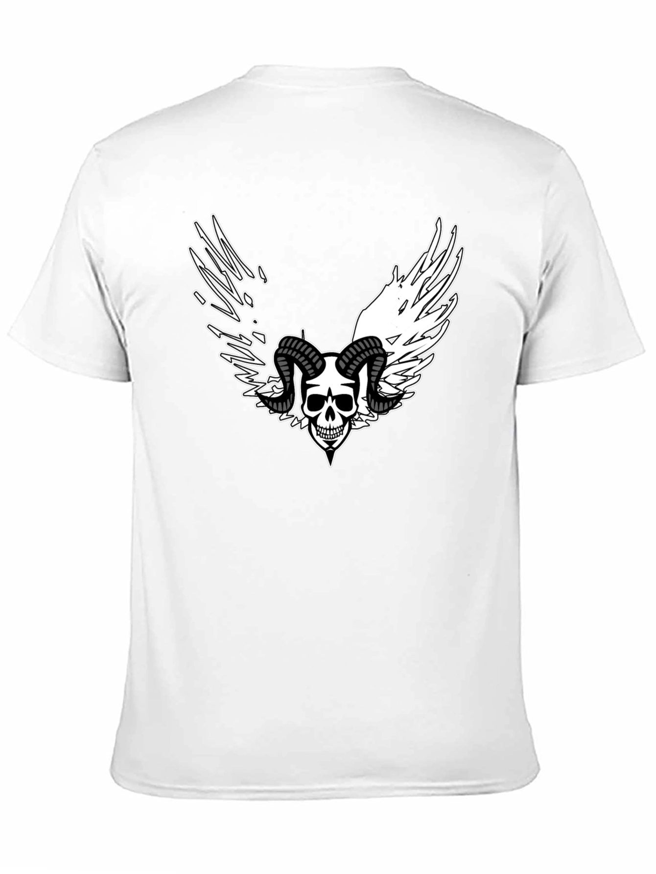 Skull Wings Black T-Shirt