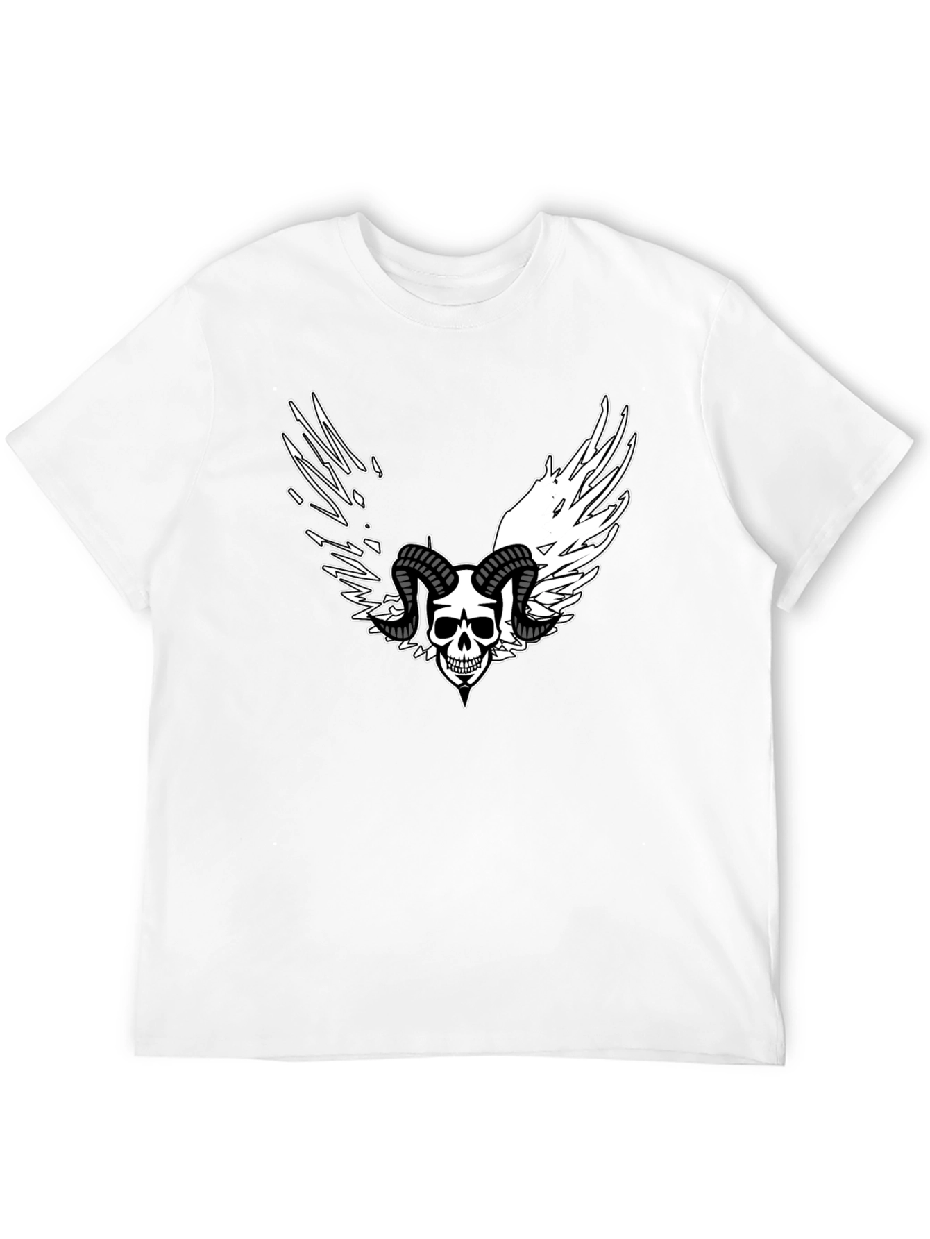 Skull Wings Black T-Shirt