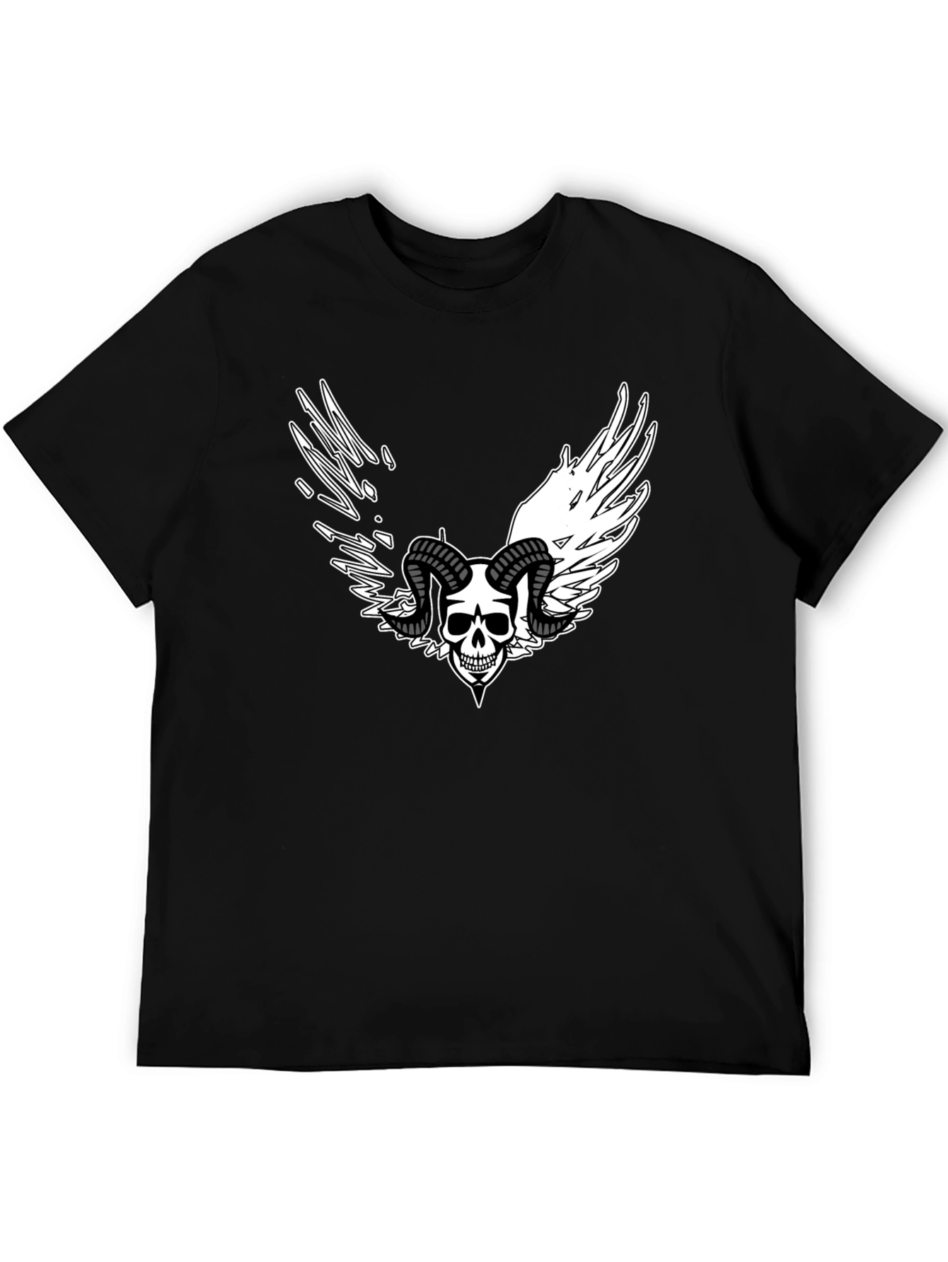 Skull Wings Black T-Shirt