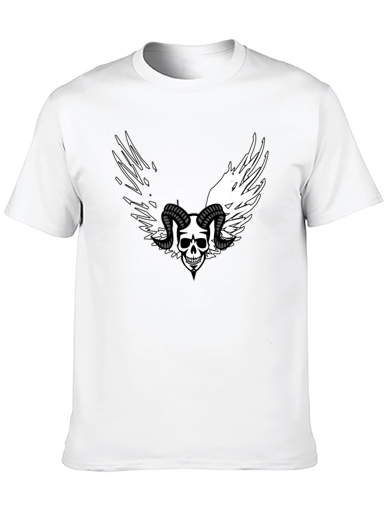 Skull Wings Black T-Shirt