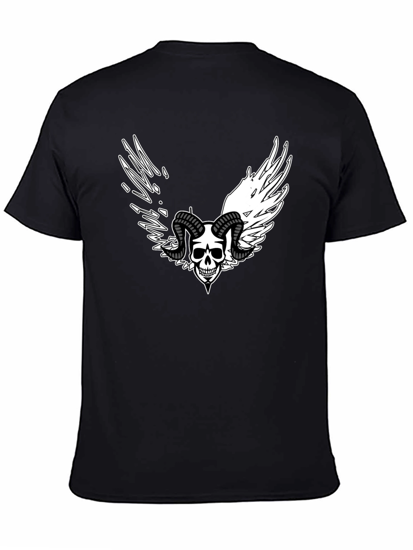 Skull Wings Black T-Shirt