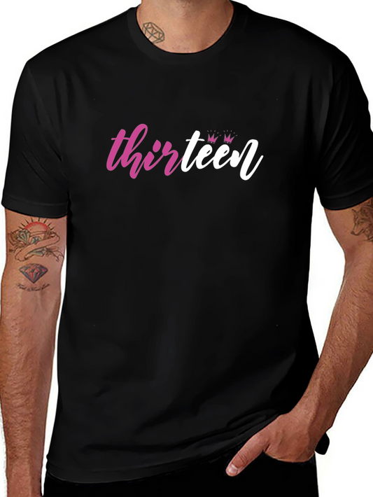 Thirteen Crown Graphic Tee - Birthday Gift