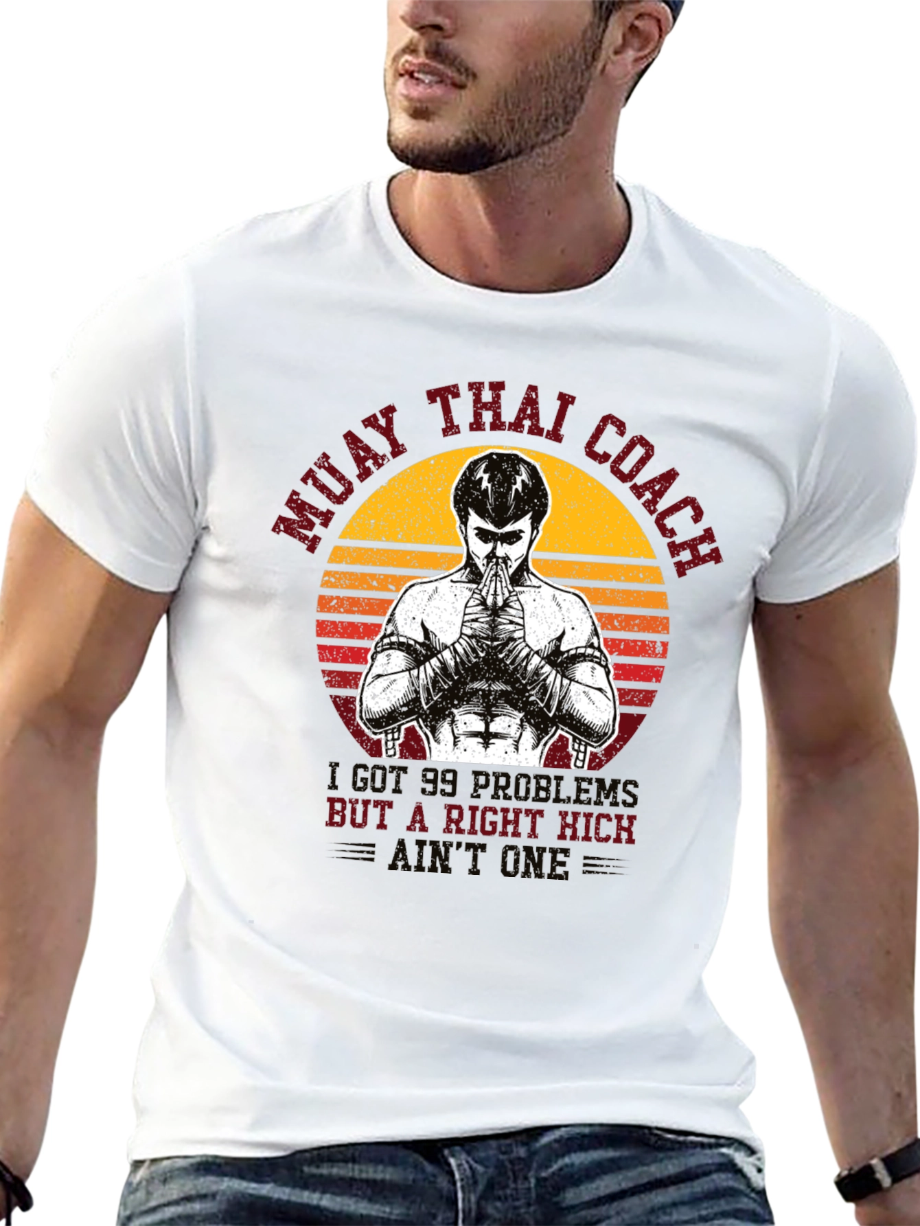 Muay Thai Coach Graphic T-Shirt