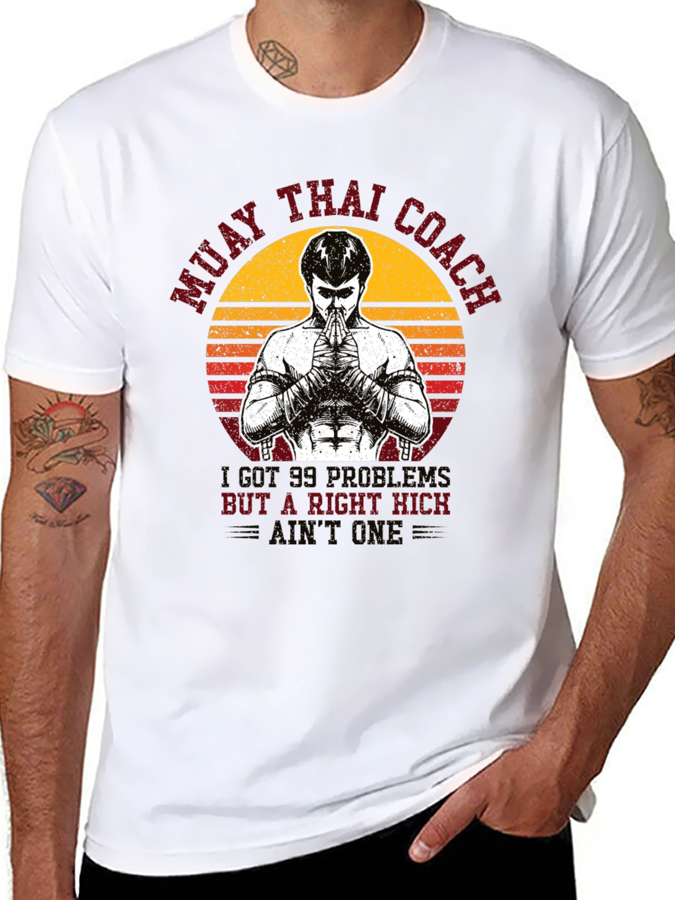 Muay Thai Coach Graphic T-Shirt