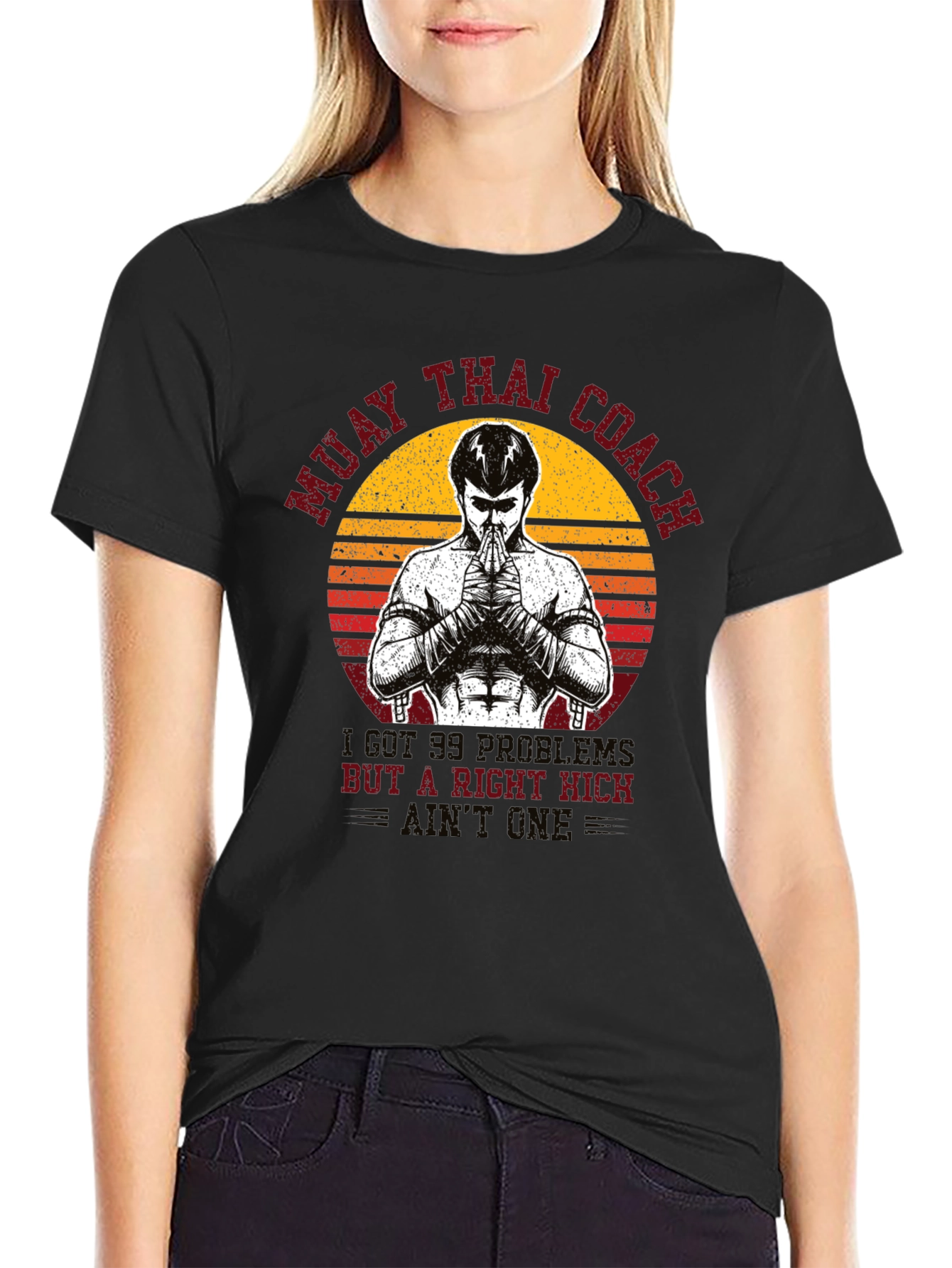 Muay Thai Coach Graphic T-Shirt