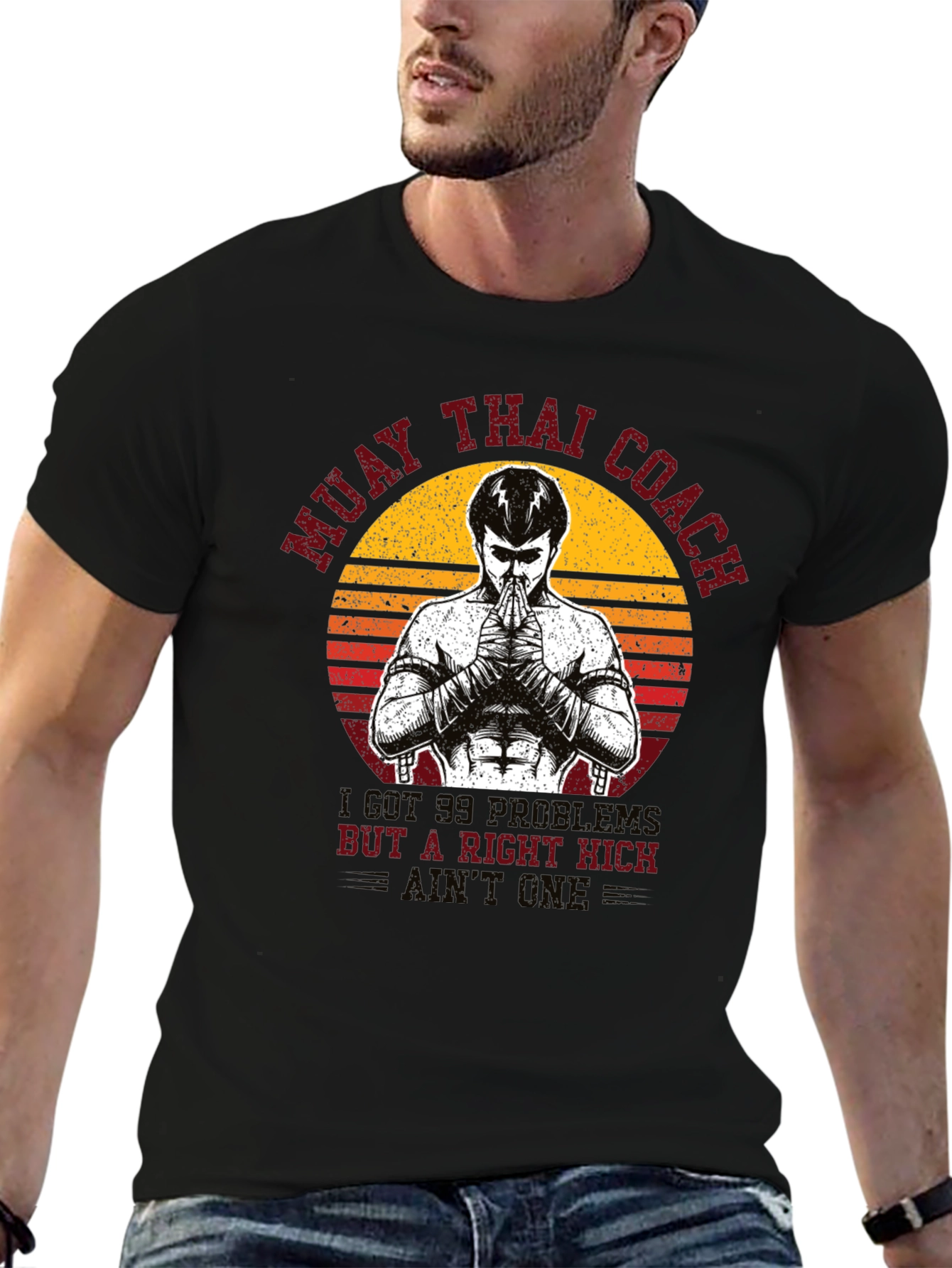Muay Thai Coach Graphic T-Shirt