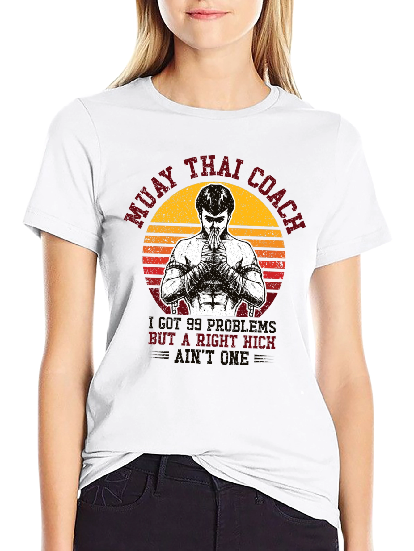 Muay Thai Coach Graphic T-Shirt