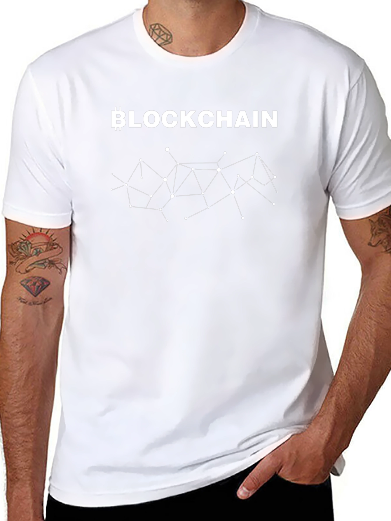 Blockchain T-Shirt - Crypto Network Design
