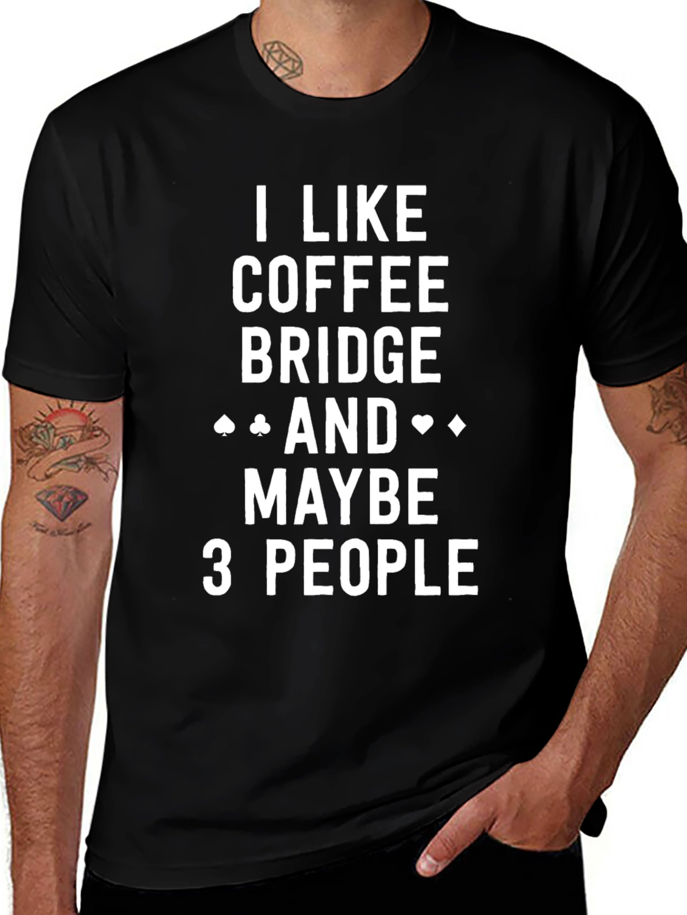 Coffee Bridge & 3 People Graphic Tee