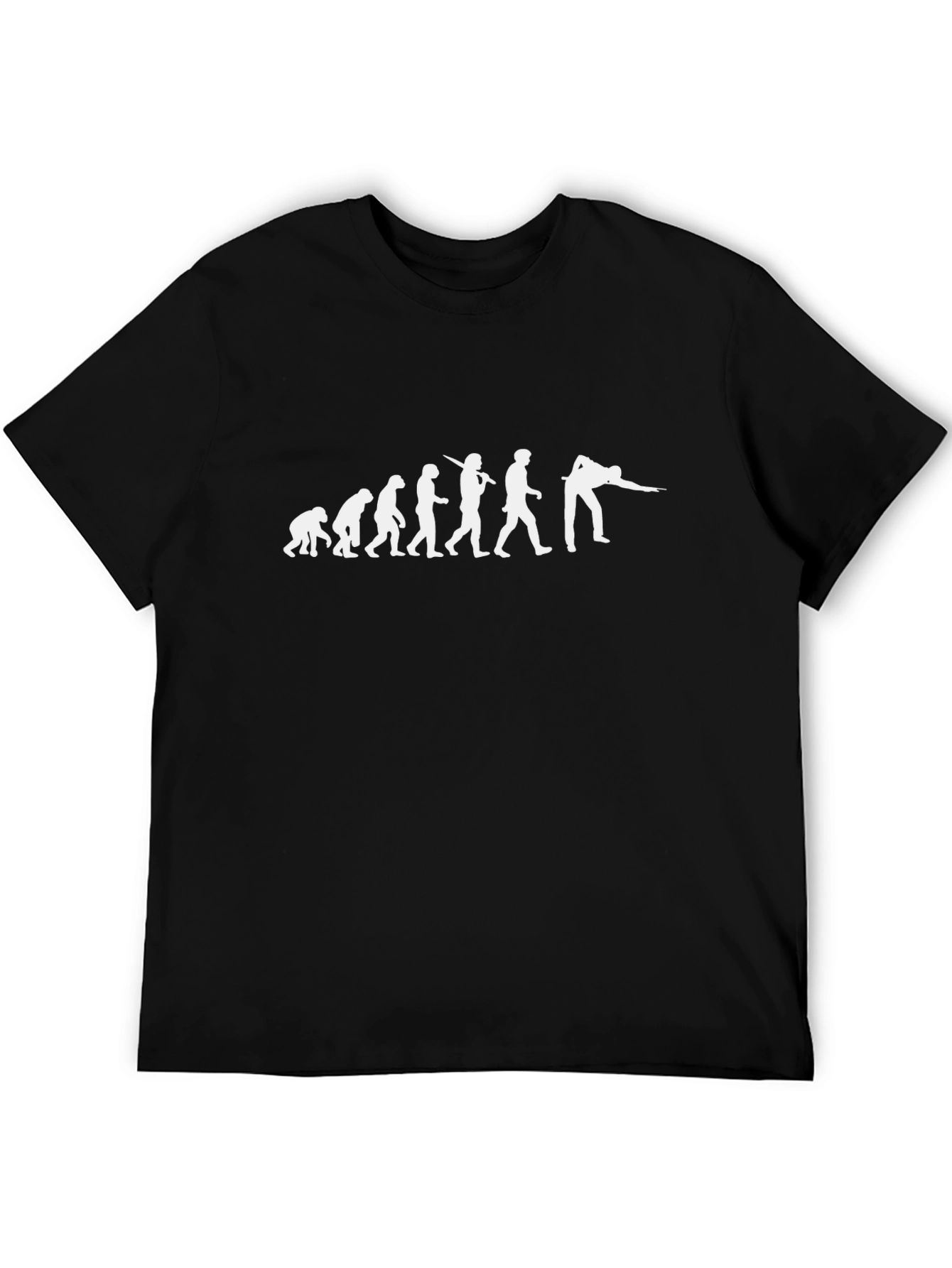 Billiards Evolution Black T-Shirt