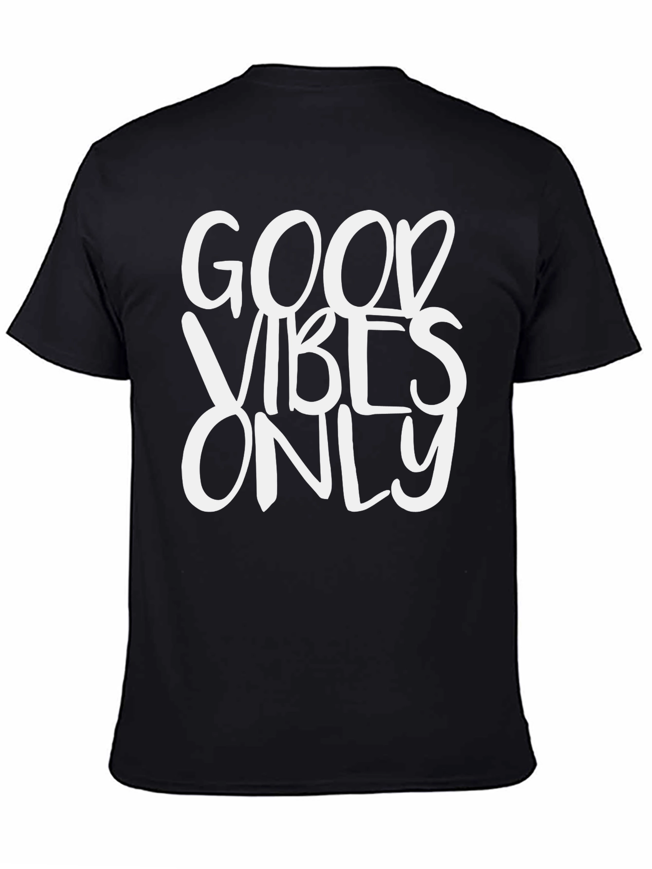 Good Vibes Only Black Graphic Tee