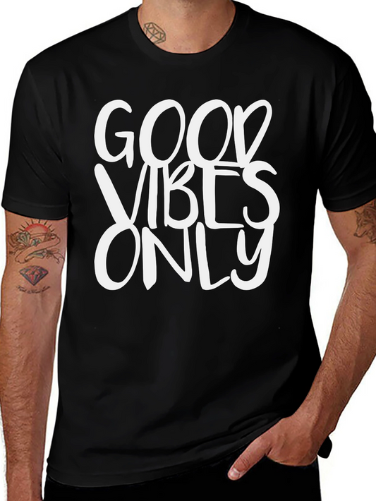 Good Vibes Only Black Graphic Tee