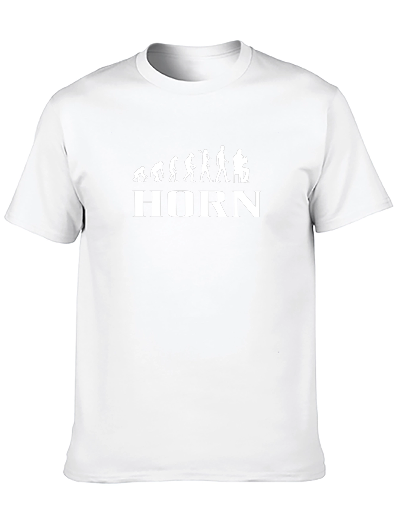 Evolution of Horn Player T-Shirt
