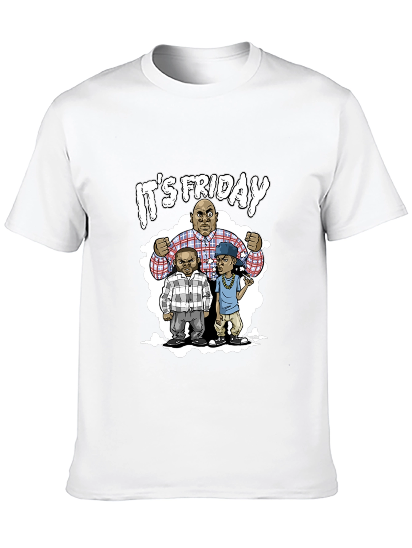 Its Friday Tee - Cartoon Character Graphic T-Shirt