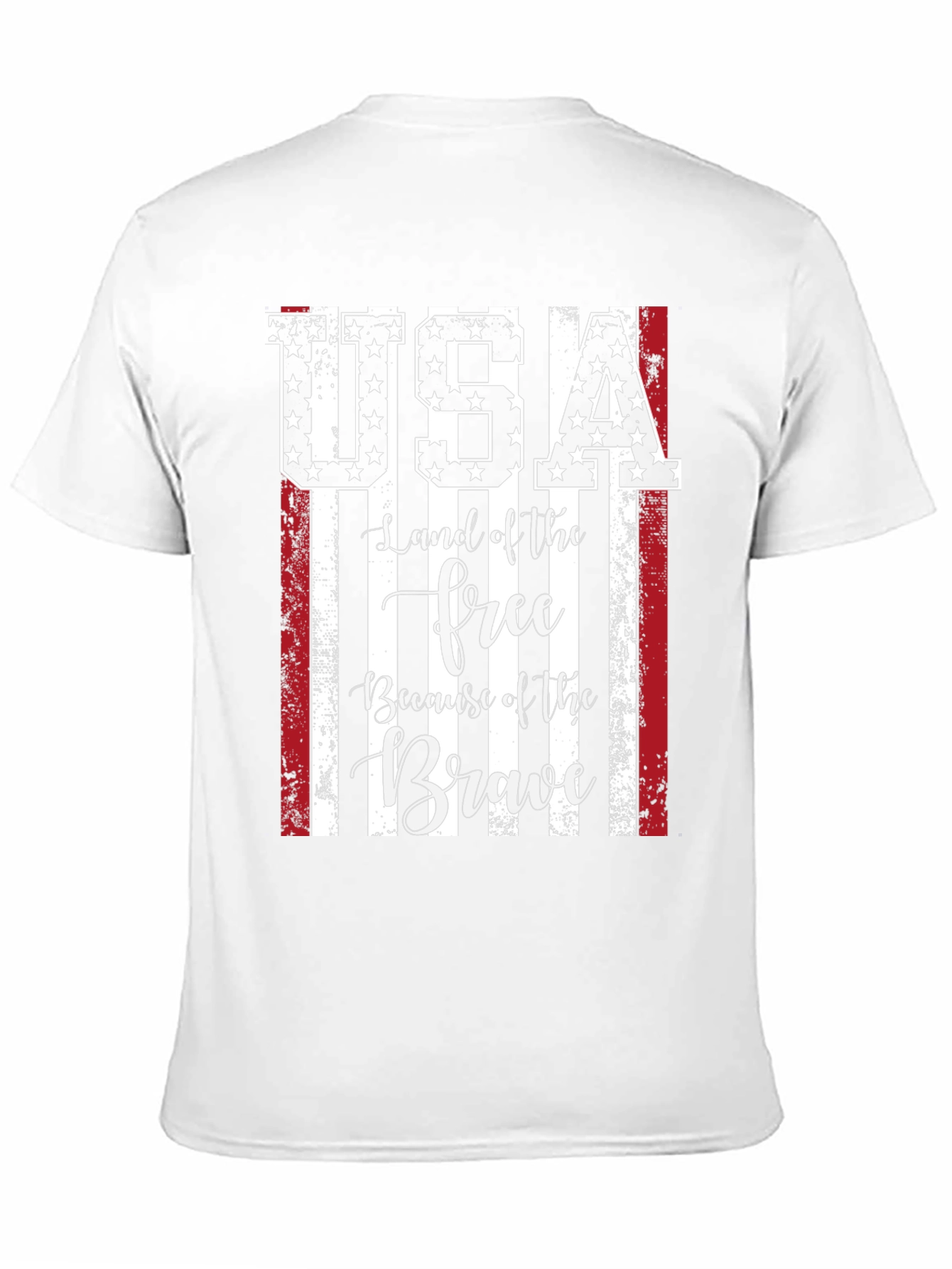 USA Flag Graphic T-Shirt - Land of the Free