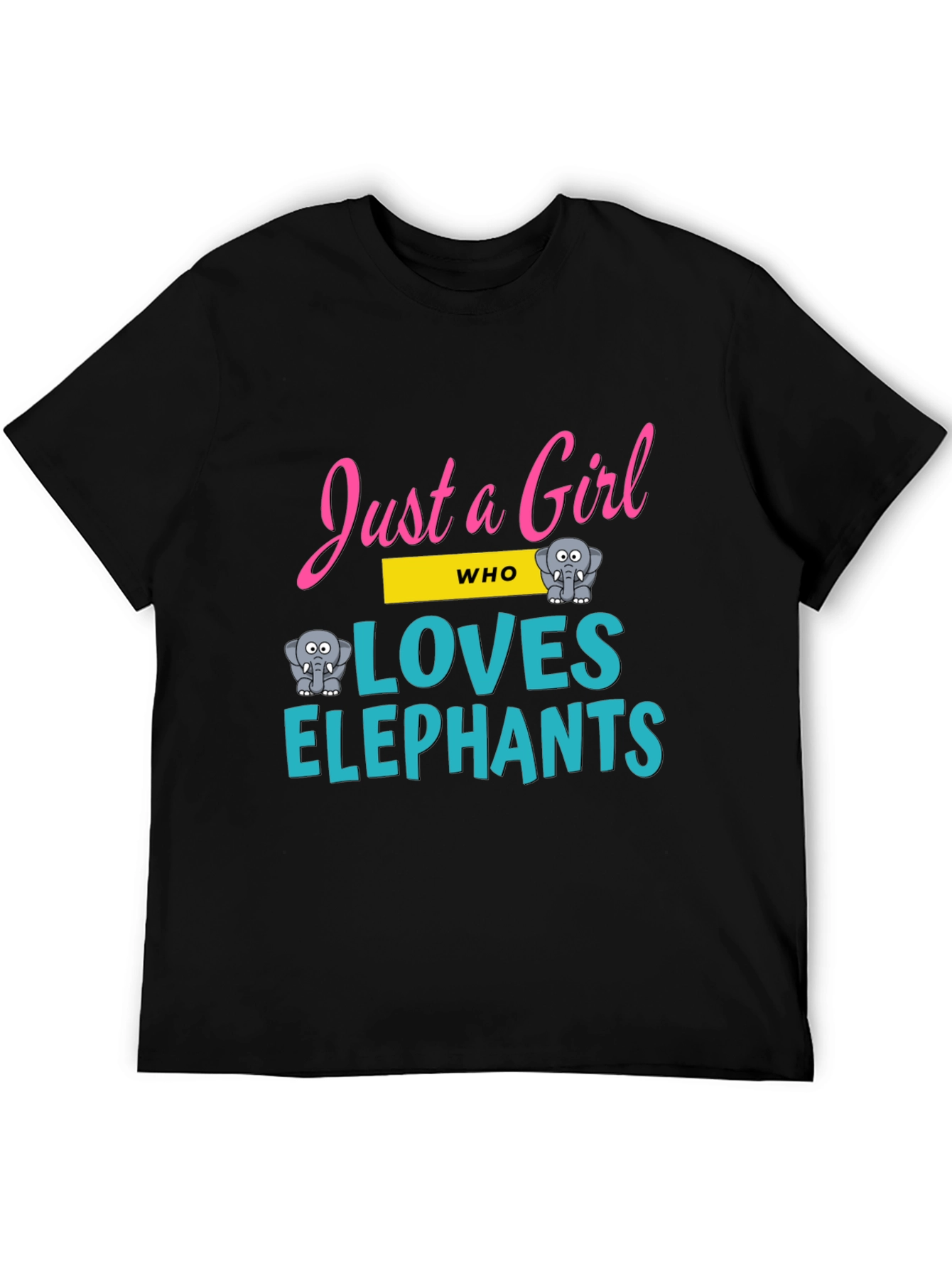 Just a Girl Who Loves Elephants T-Shirt