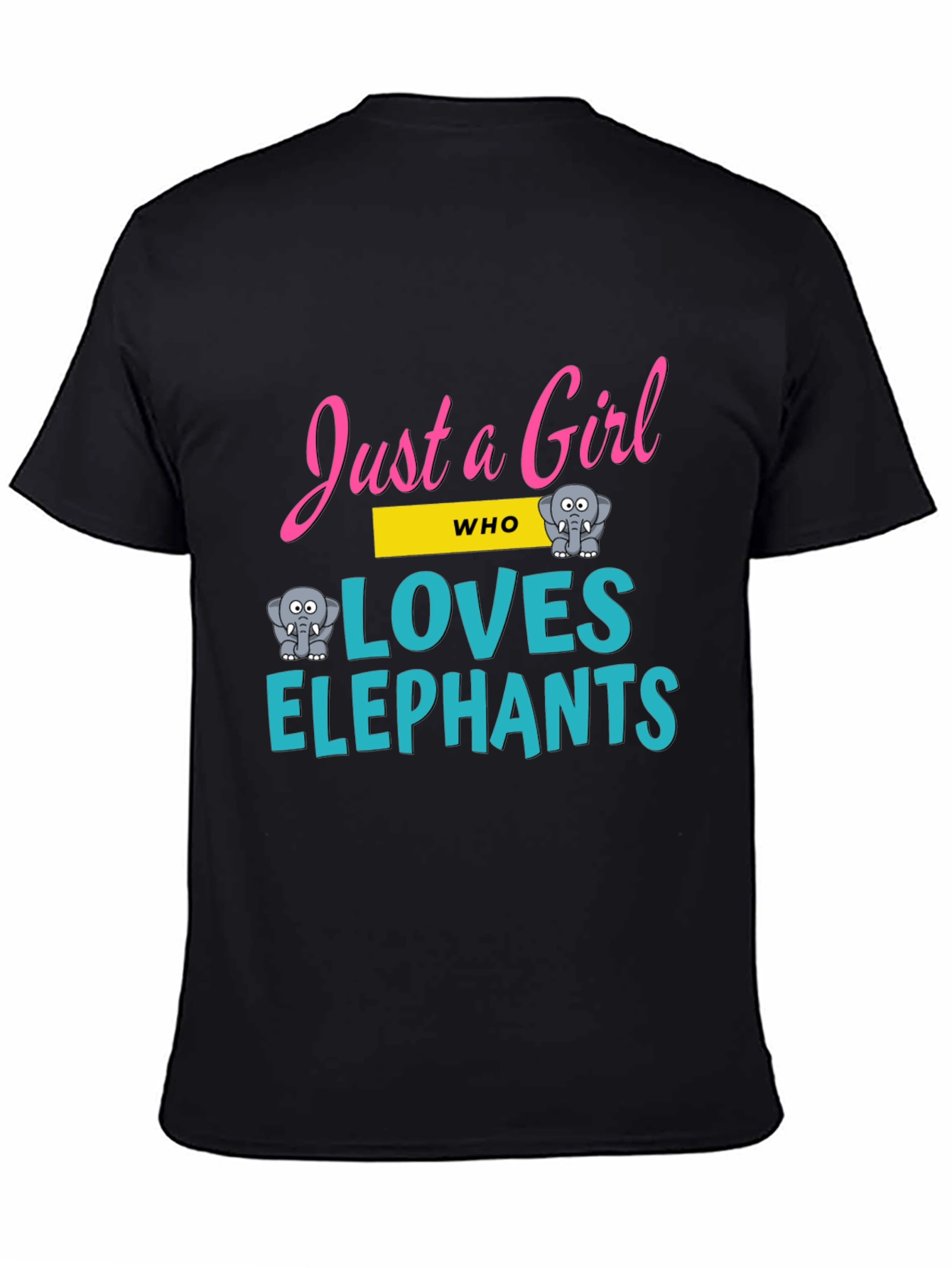 Just a Girl Who Loves Elephants T-Shirt