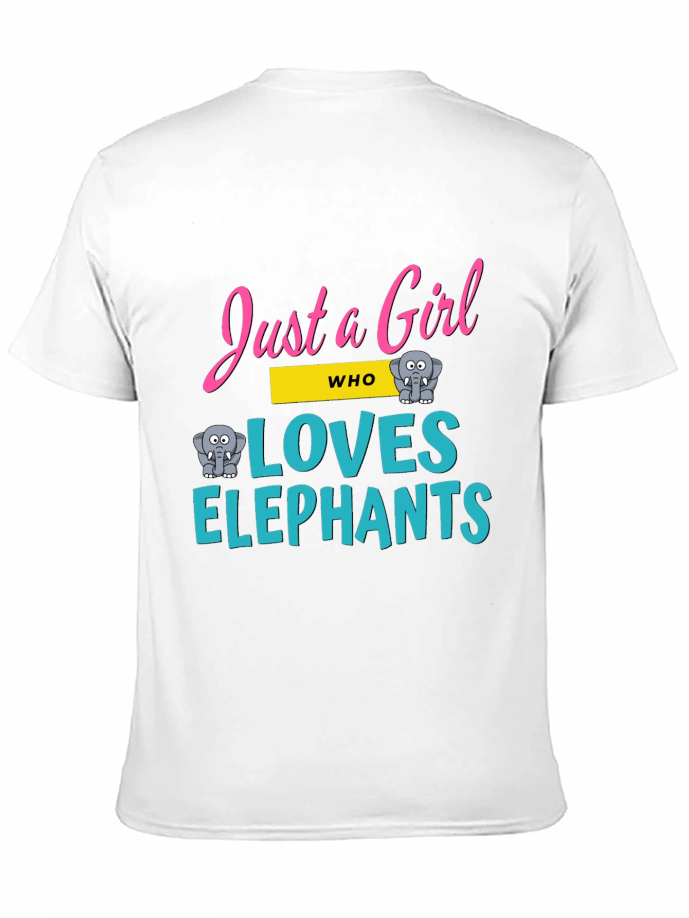 Just a Girl Who Loves Elephants T-Shirt