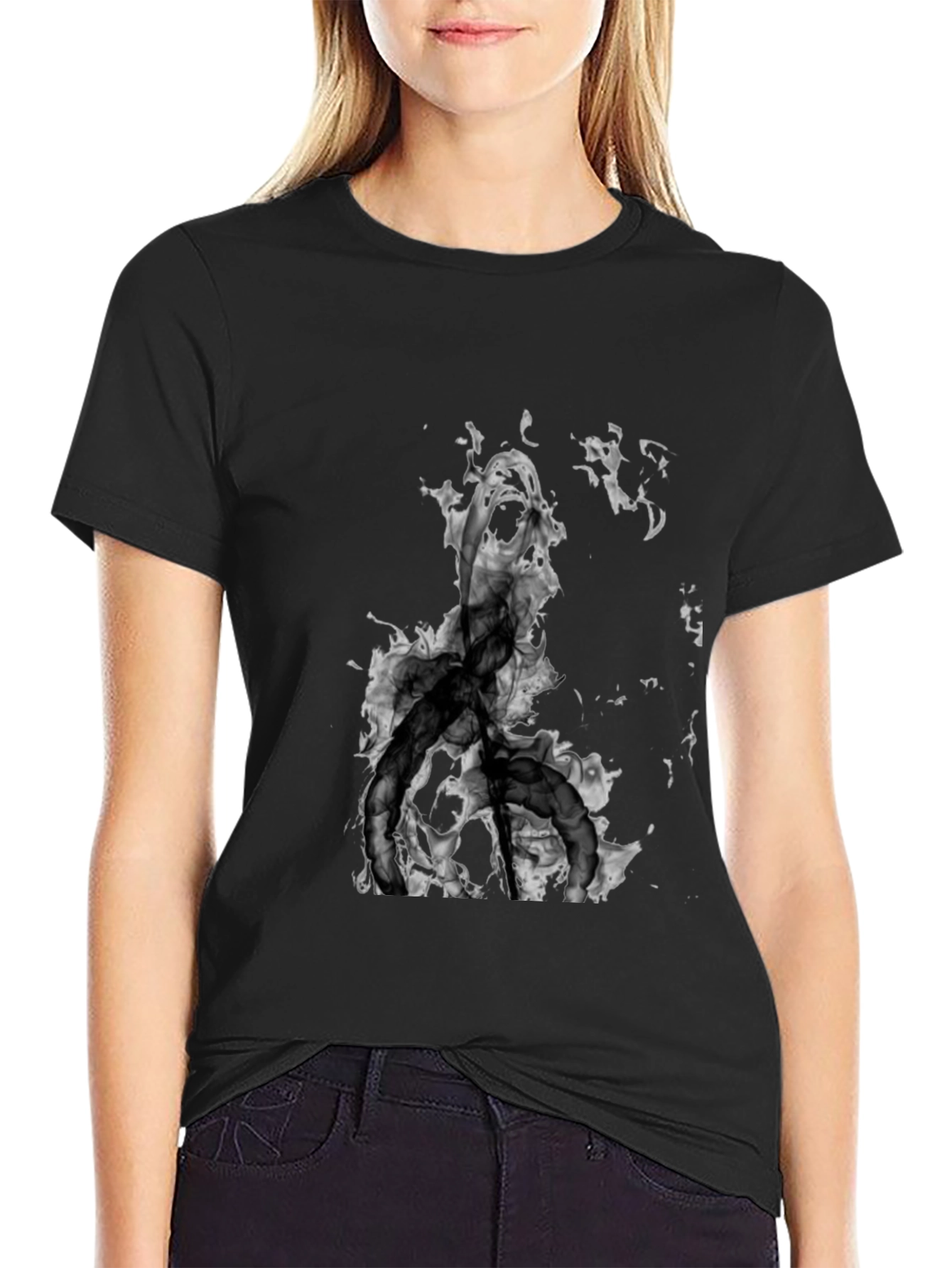 Smokey Figure Graphic T-Shirt