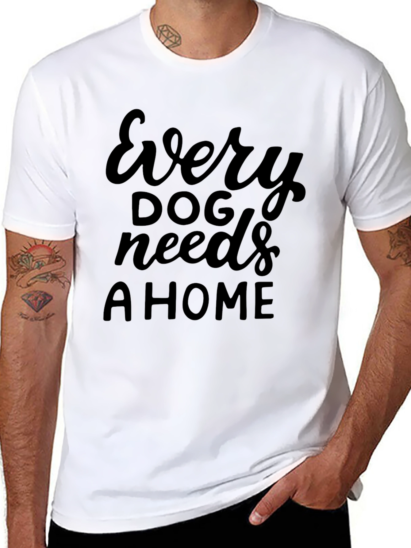 Every Dog Needs A Home Graphic Tee