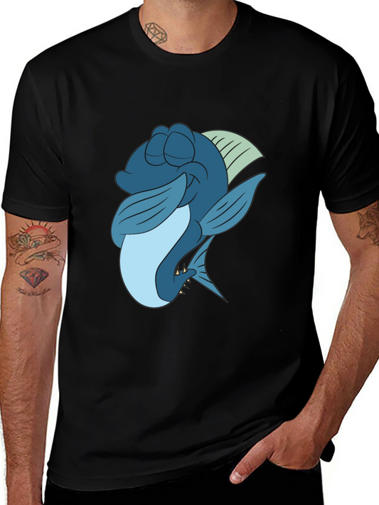 Cartoon Fish Graphic Tee