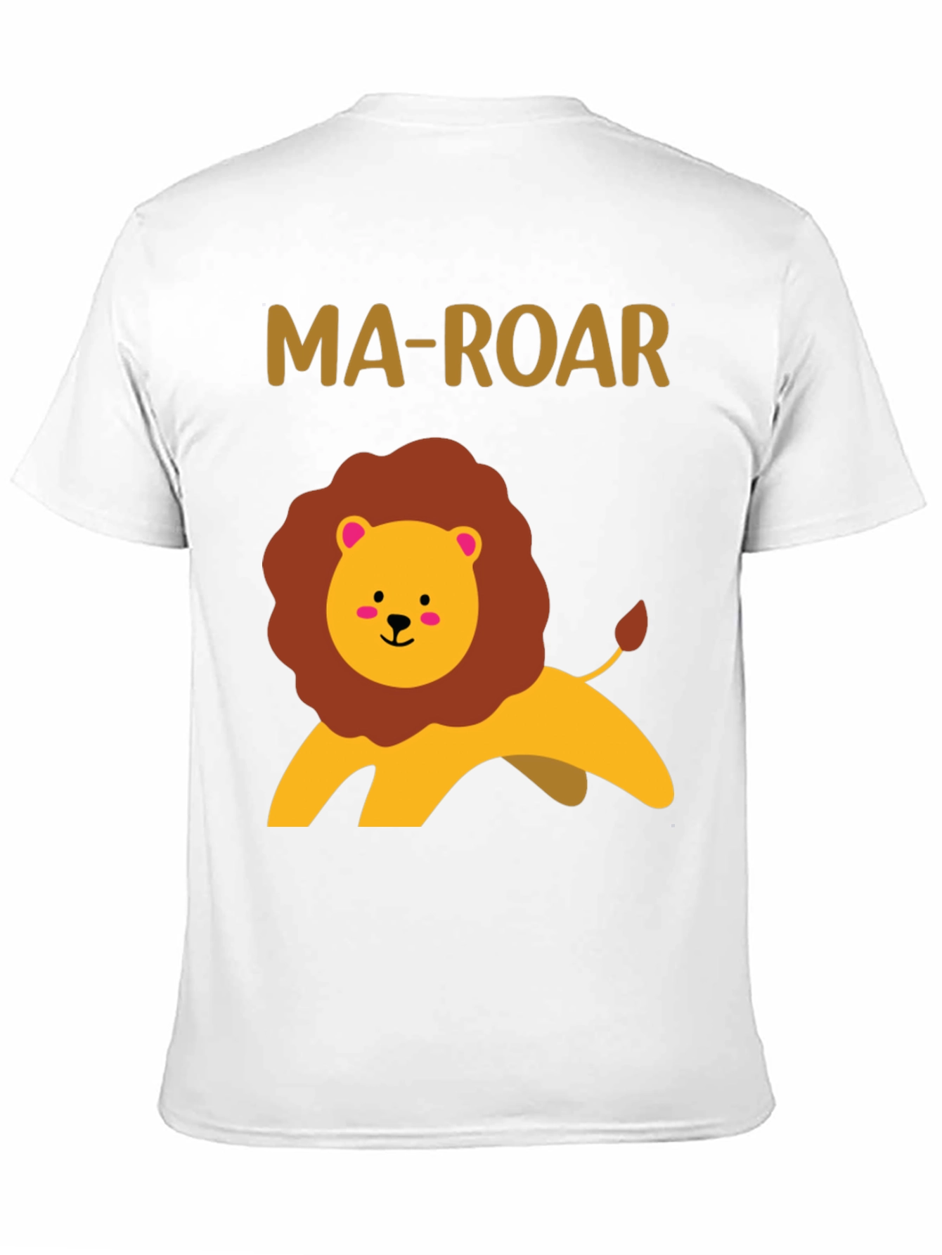 MA-ROAR Funny Lion Graphic Tee