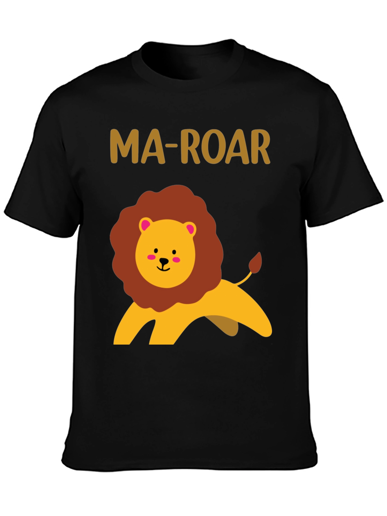 MA-ROAR Funny Lion Graphic Tee
