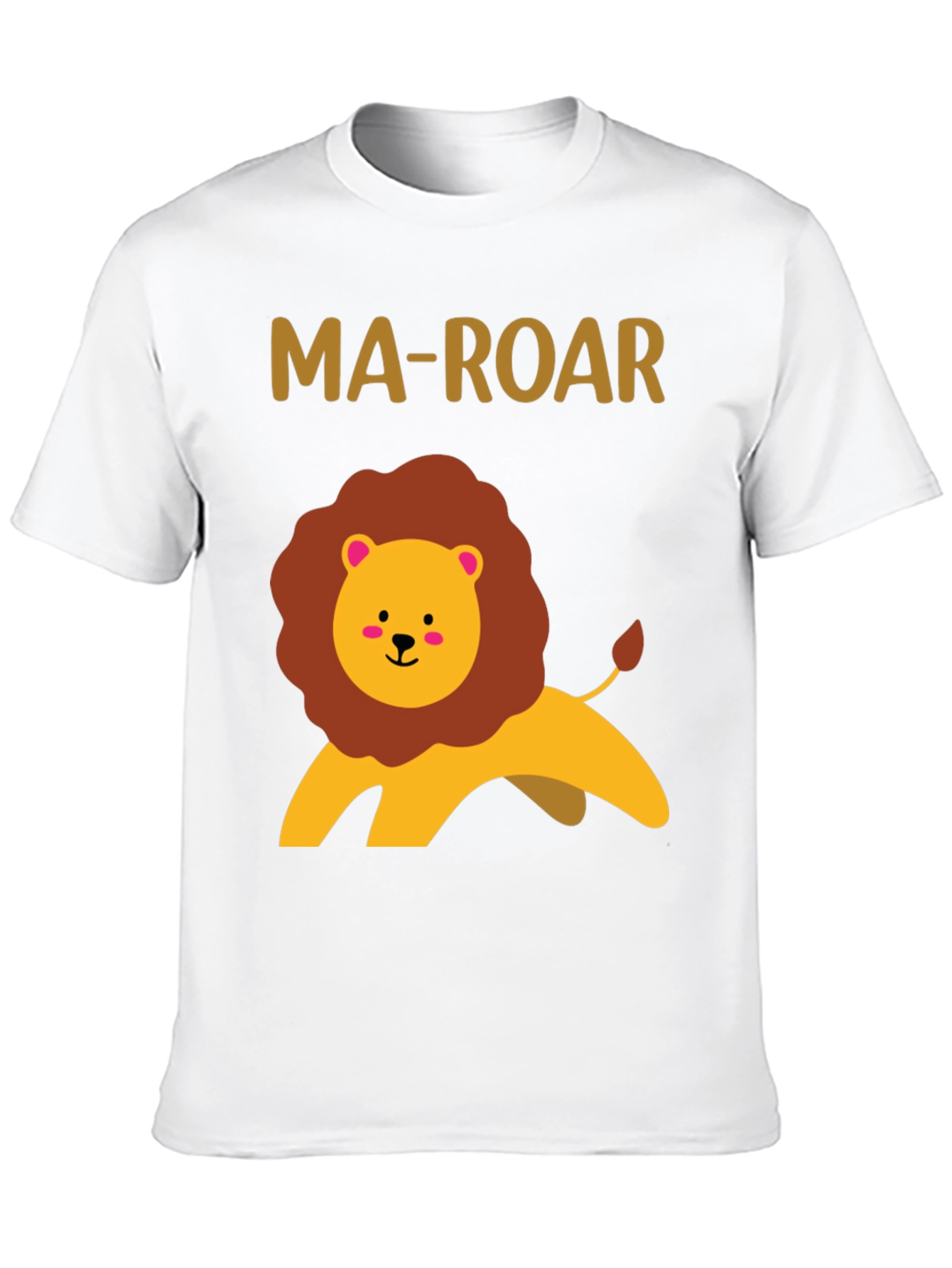 MA-ROAR Funny Lion Graphic Tee