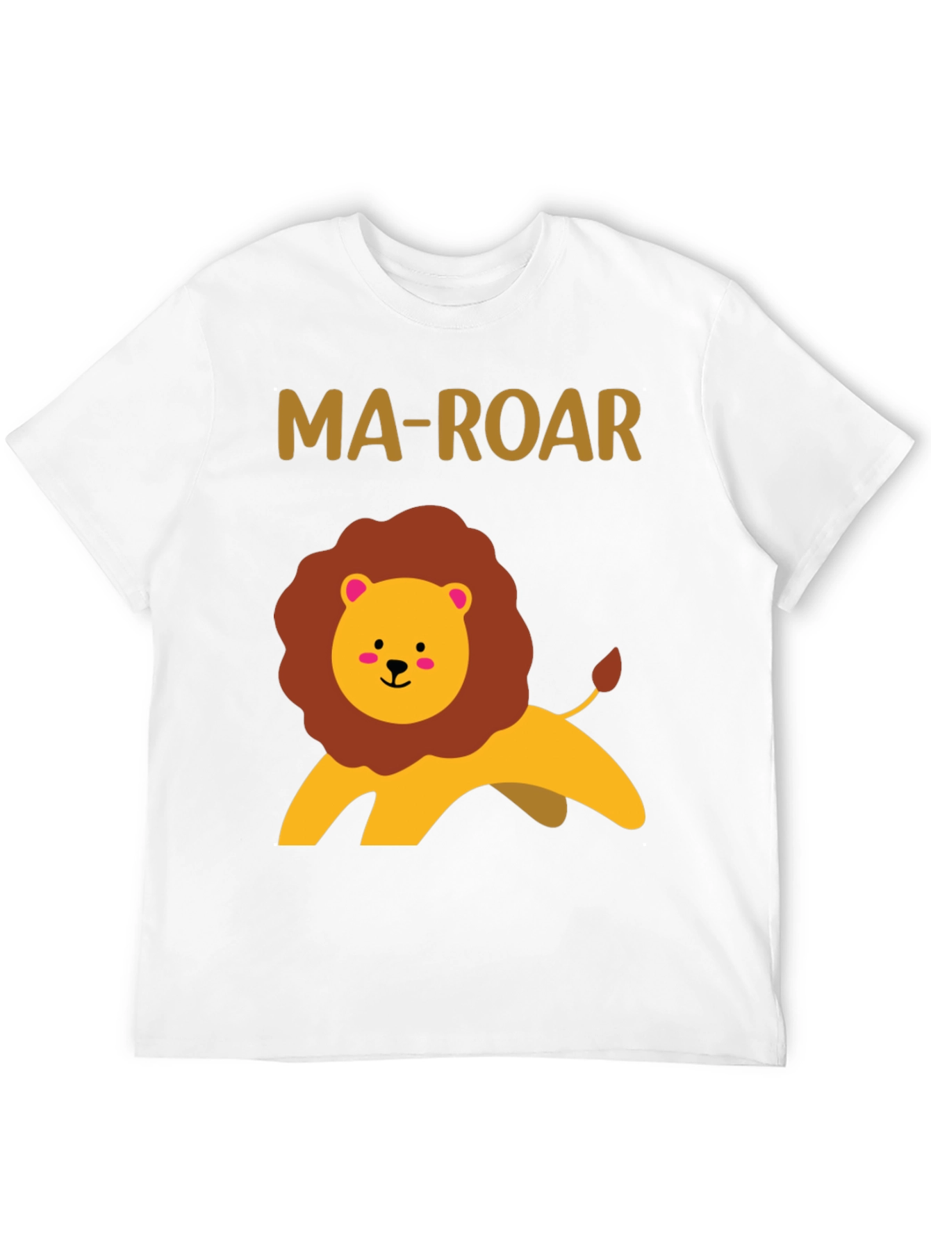 MA-ROAR Funny Lion Graphic Tee