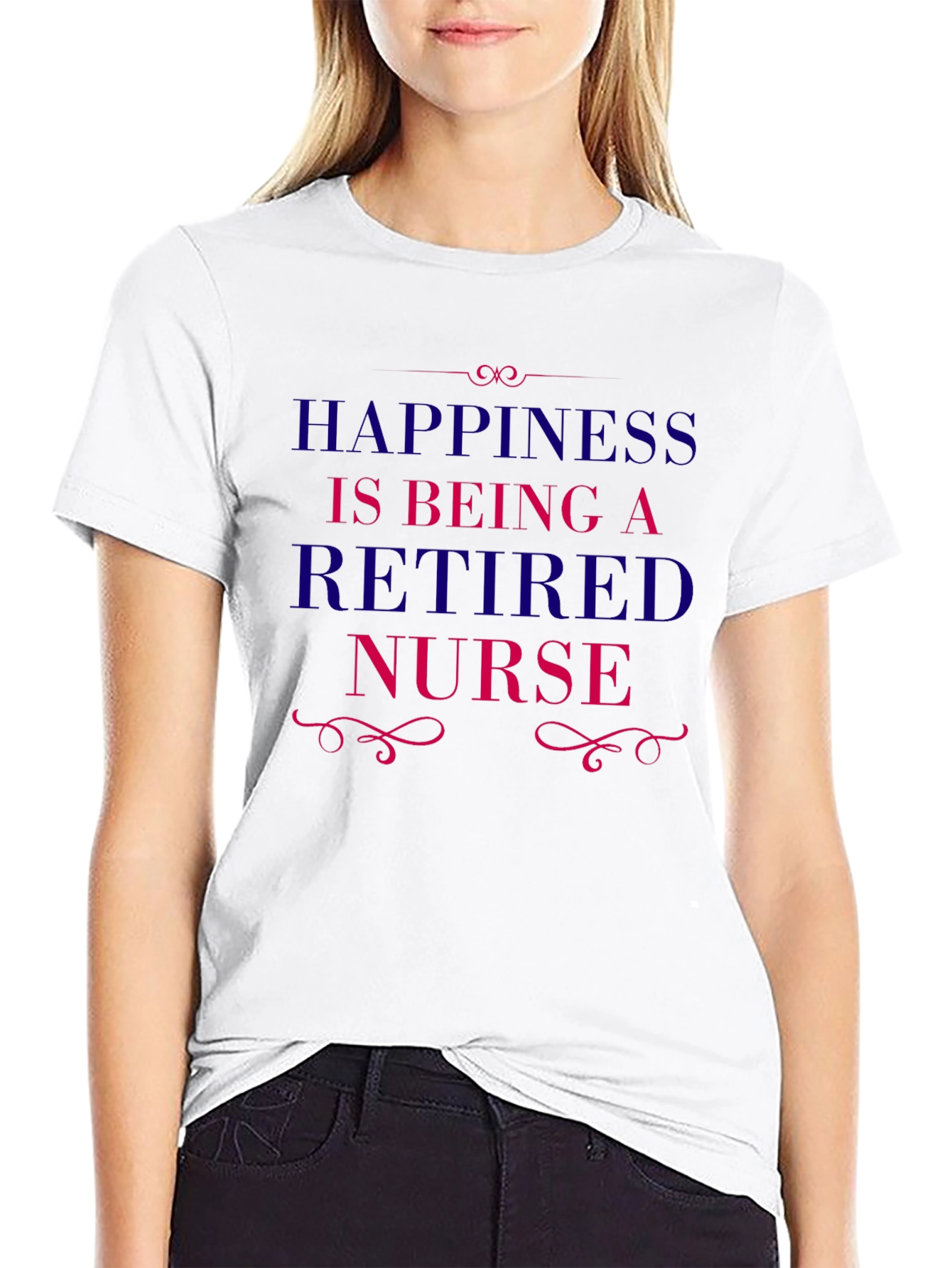 Retired Nurse T-Shirt - Happiness Retirement Tee