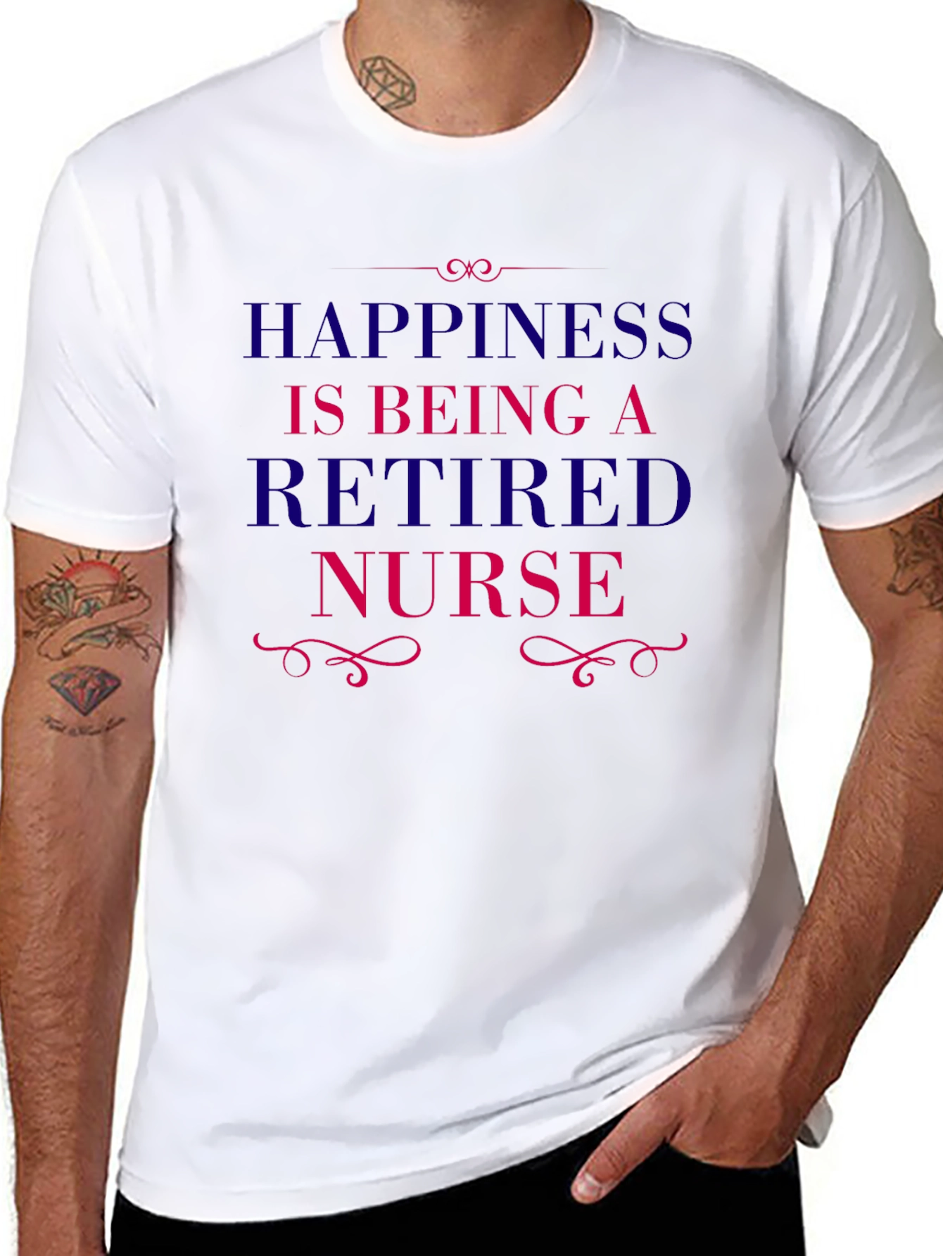 Retired Nurse T-Shirt - Happiness Retirement Tee