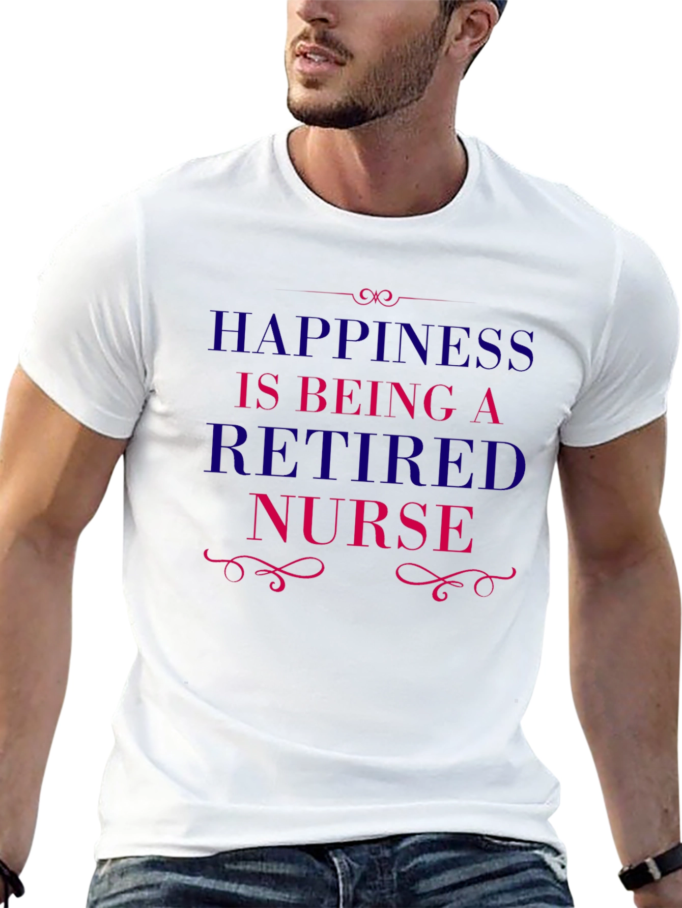Retired Nurse T-Shirt - Happiness Retirement Tee