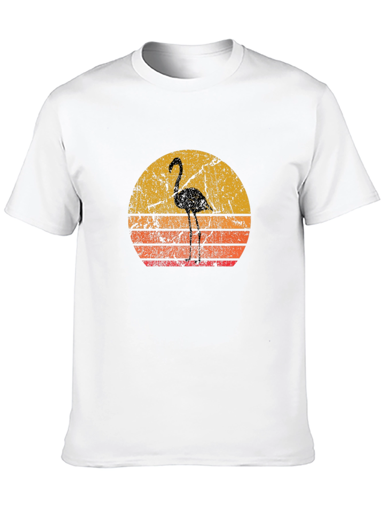 Retro Flamingo Sunset T-Shirt