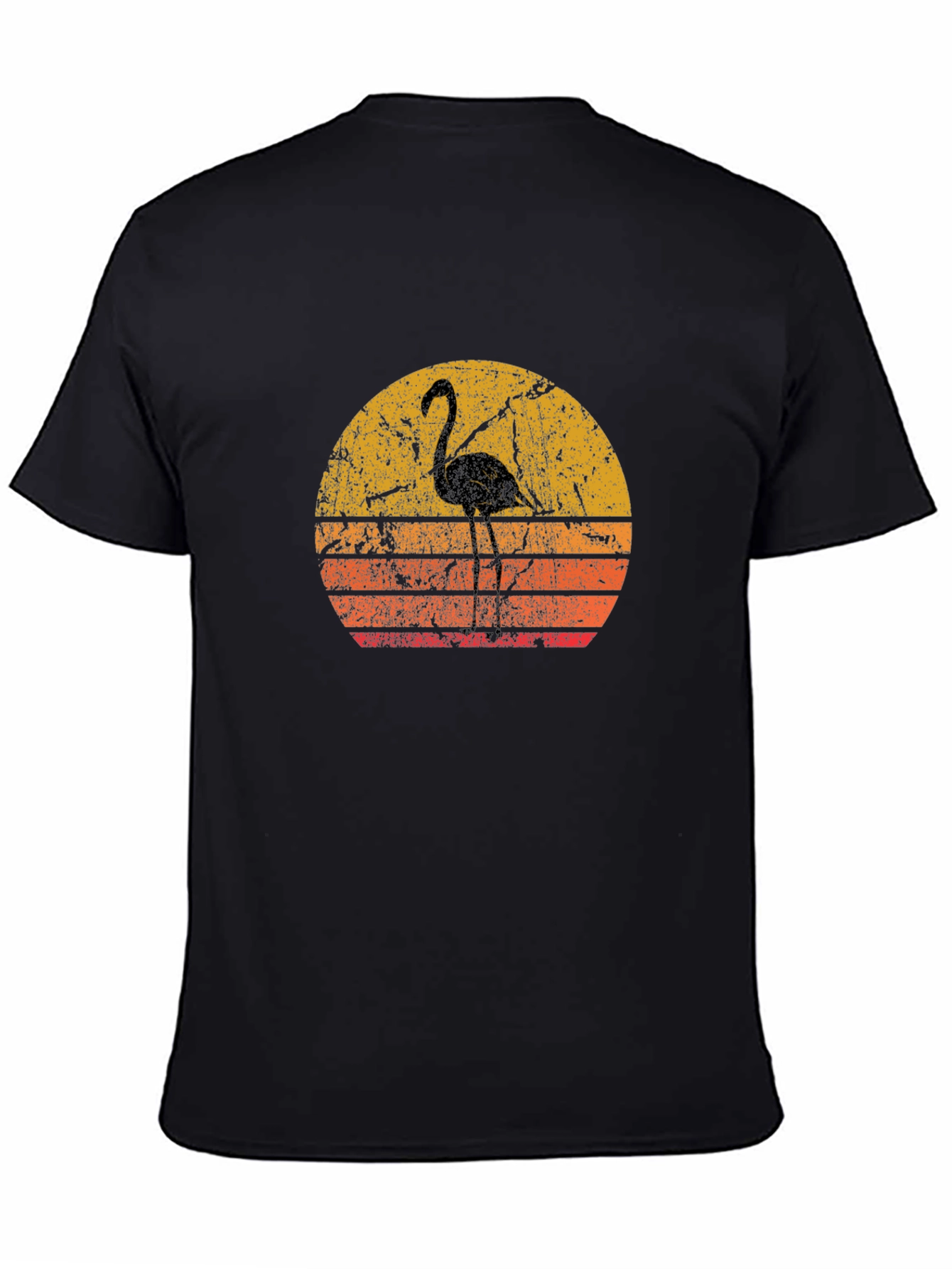 Retro Flamingo Sunset T-Shirt