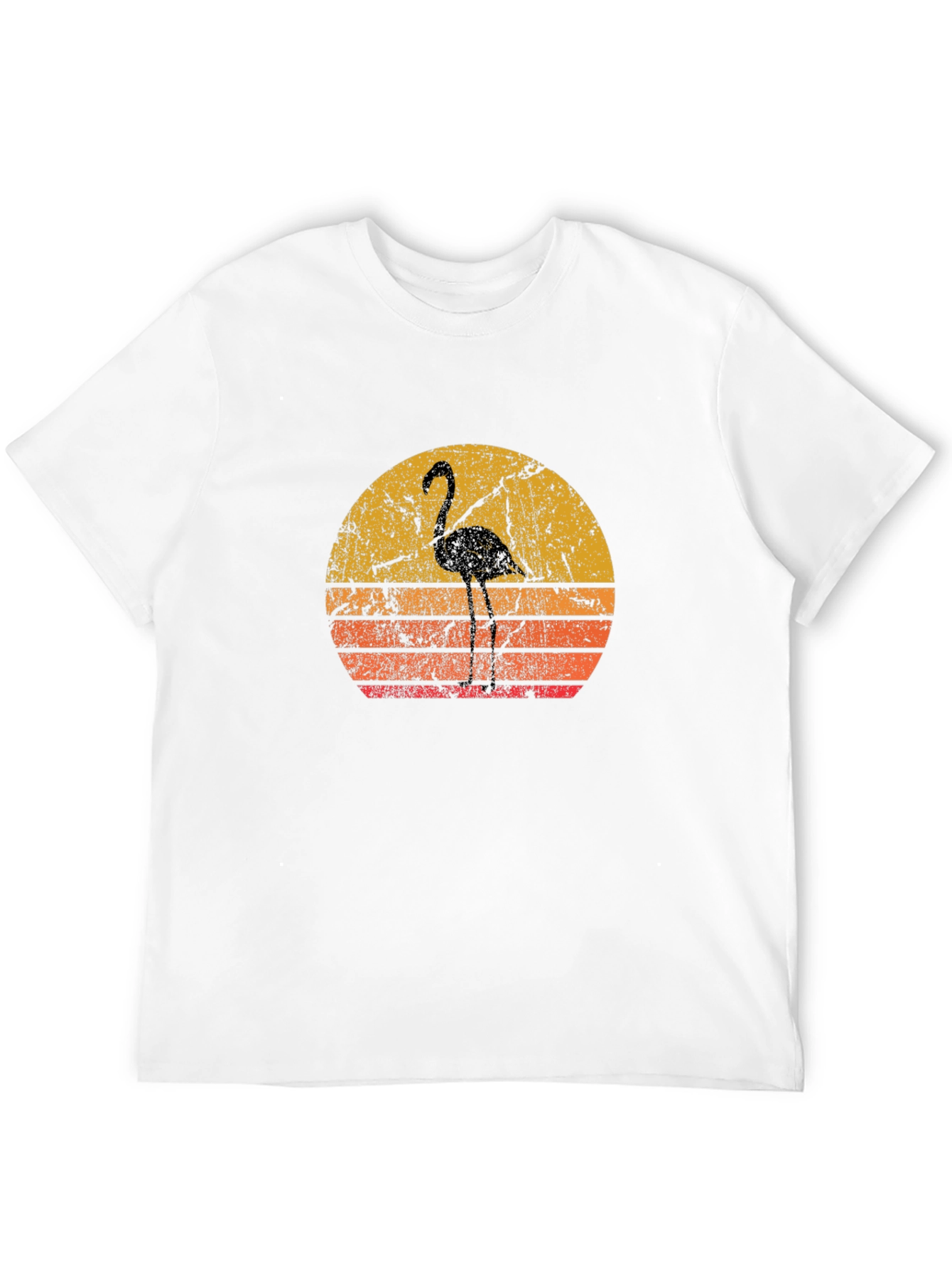 Retro Flamingo Sunset T-Shirt