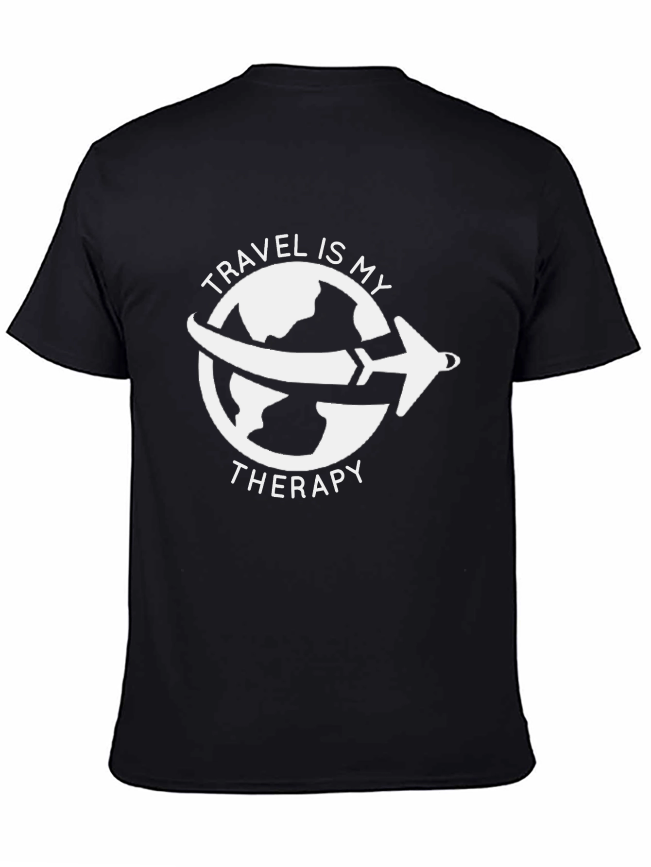 Travel Is My Therapy Graphic Tee - Adventure Shirt