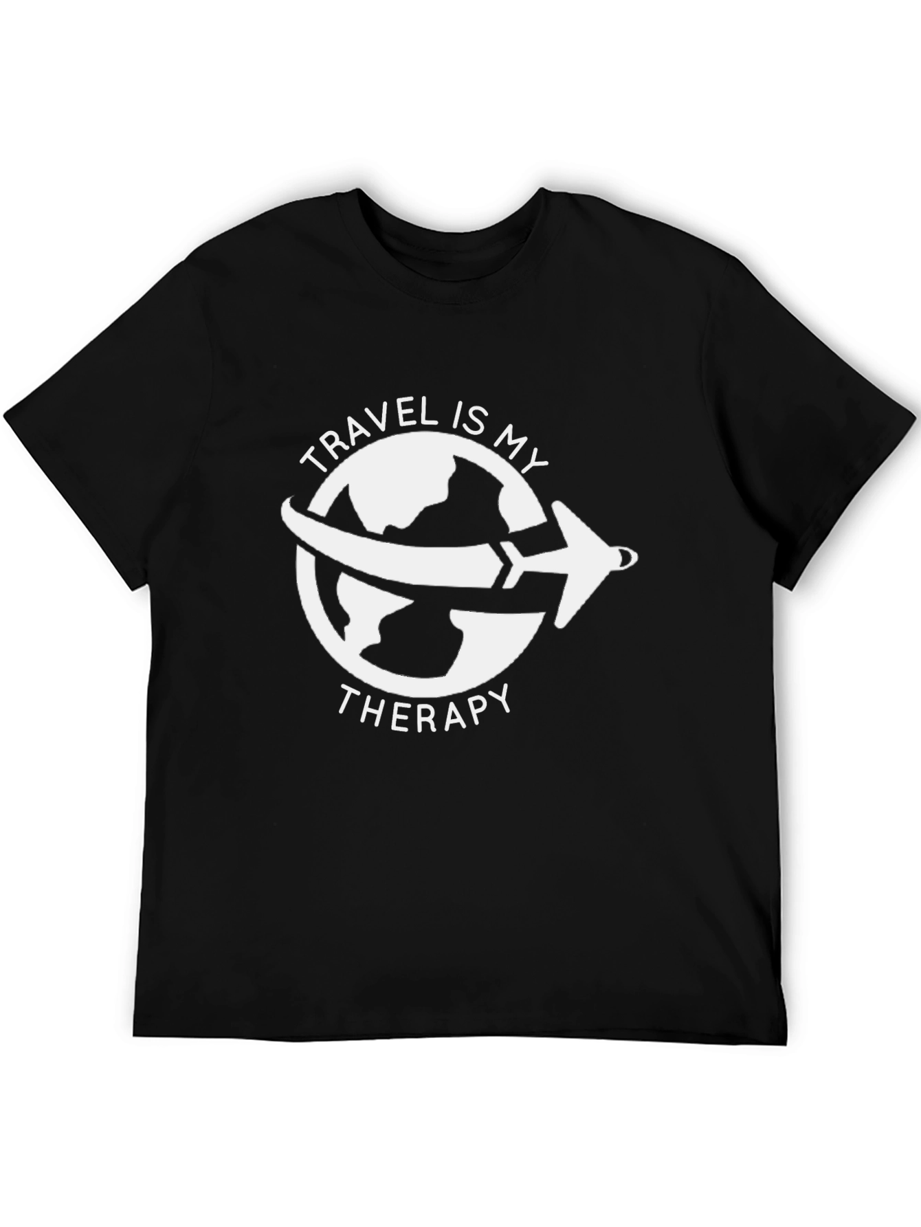 Travel Is My Therapy Graphic Tee - Adventure Shirt