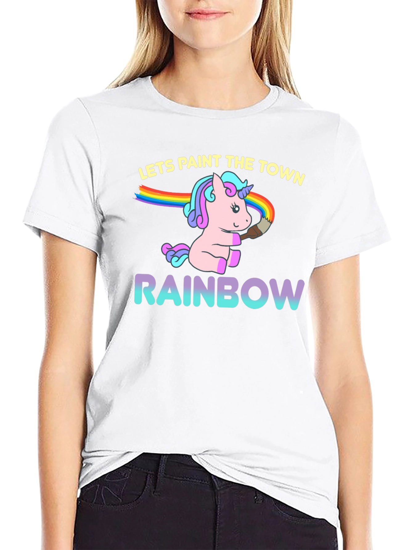 Paint the Town Rainbow T-Shirt