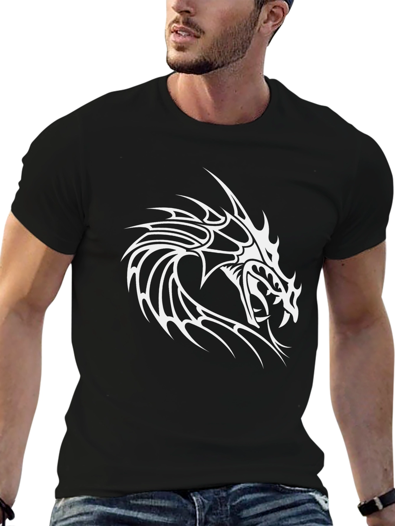 Dragon Graphic Black T-Shirt