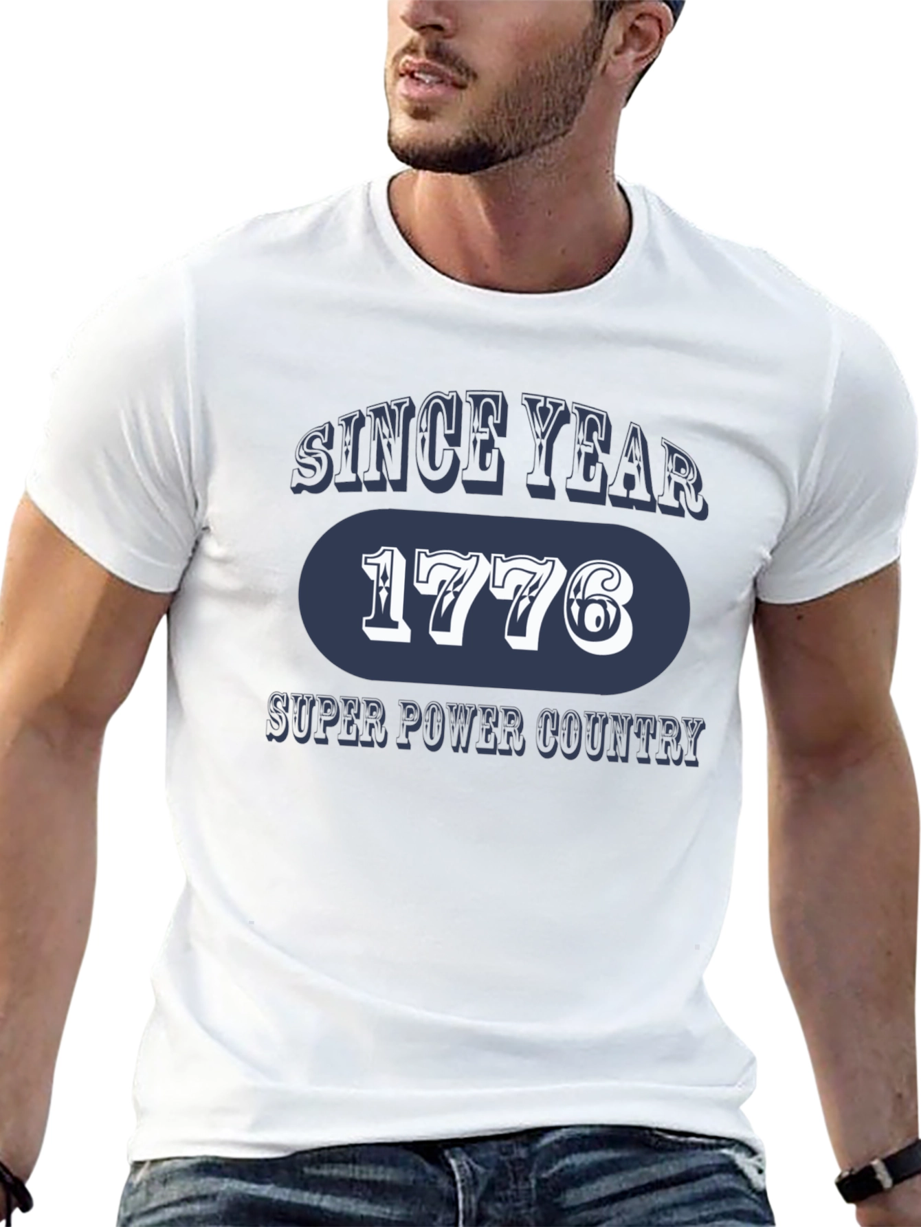 1776 T-Shirt - Super Power Country Tee