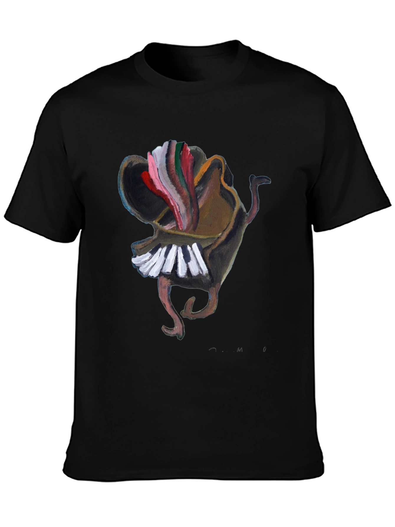 Abstract Piano T-Shirt - Unique Music Lover Tee
