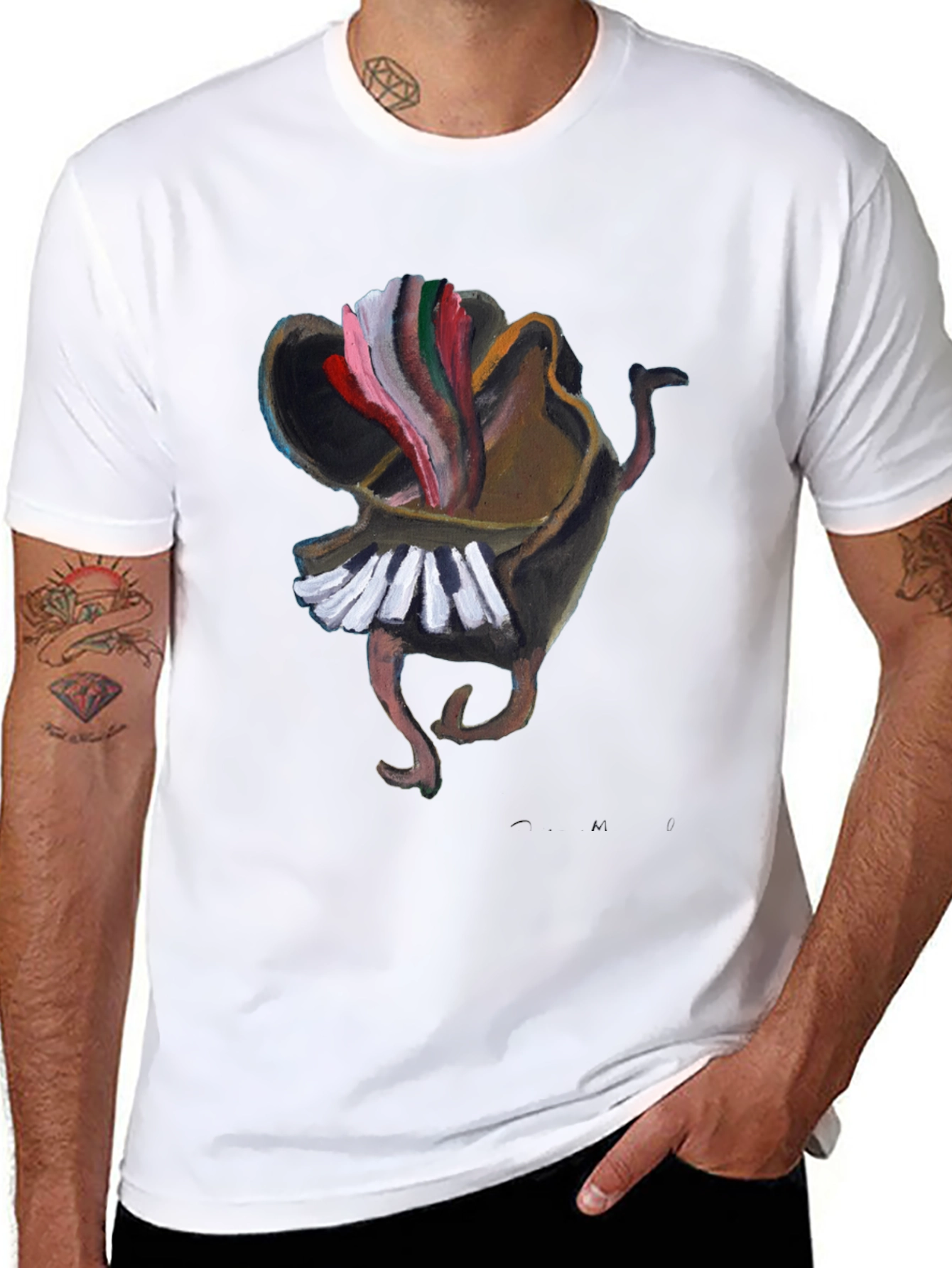 Abstract Piano T-Shirt - Unique Music Lover Tee