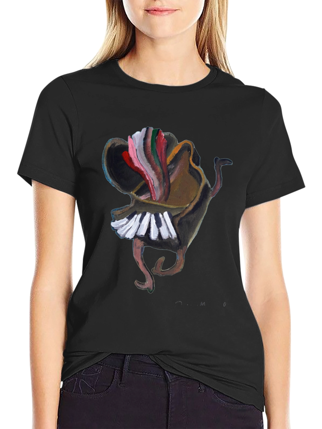 Abstract Piano T-Shirt - Unique Music Lover Tee