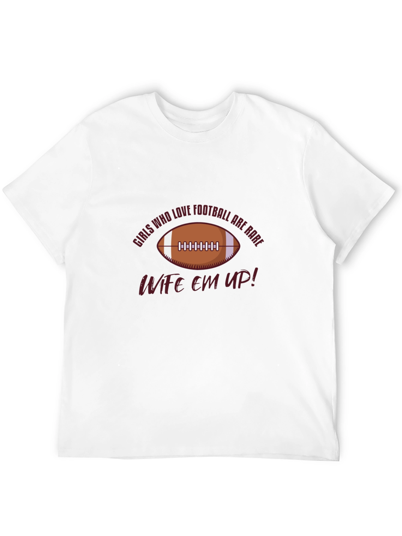 Wife Em Up! Football Graphic T-Shirt
